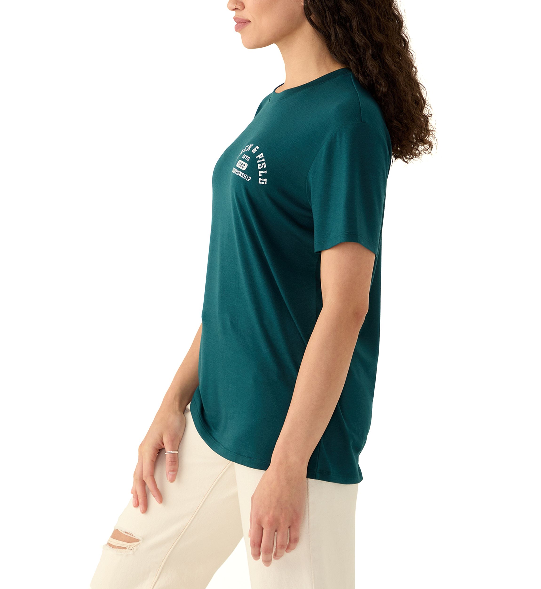 Womens Track Field Logo T-Shirt