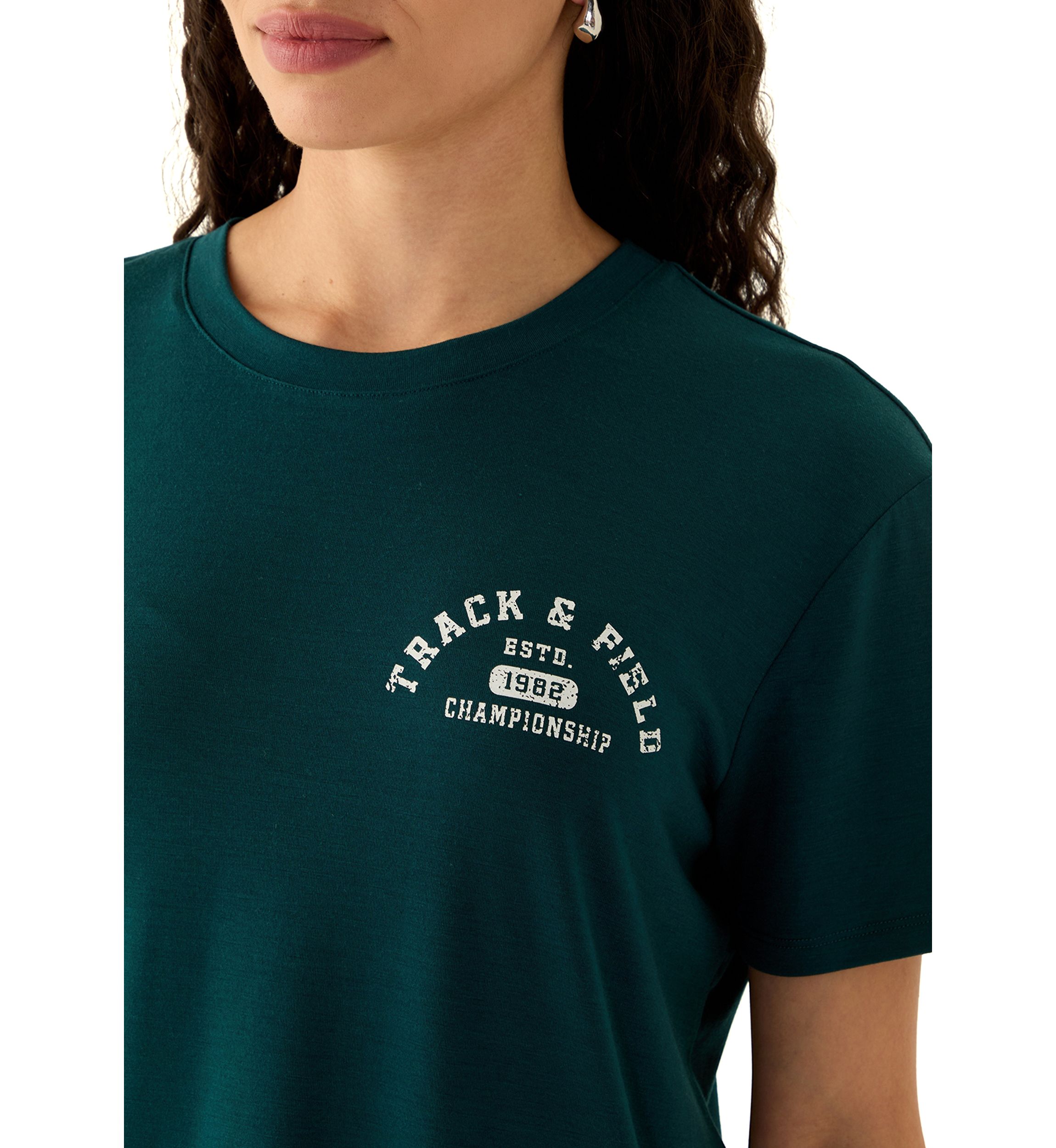 Womens Track Field Logo T-Shirt