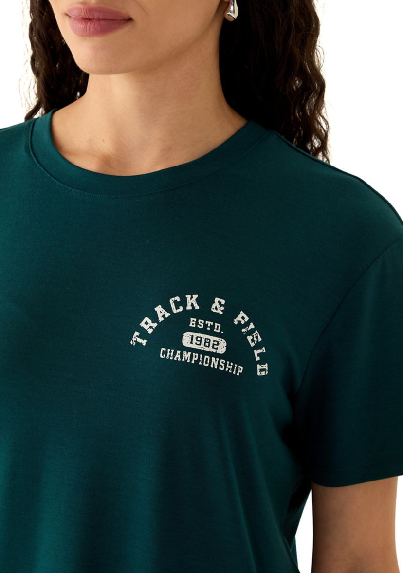 Womens Track Field Logo T-Shirt