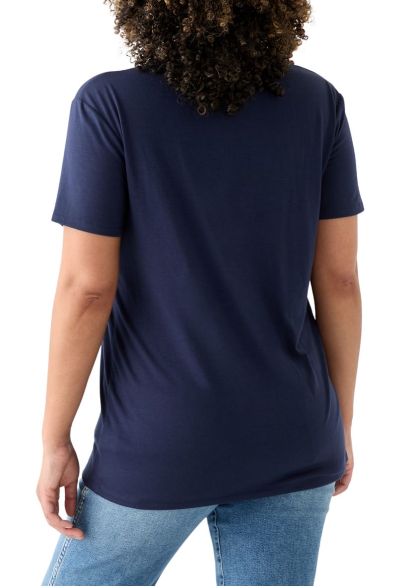 Womens Drop Shoulder Short Sleeve Malibu Country Club Graphic T-Shirt