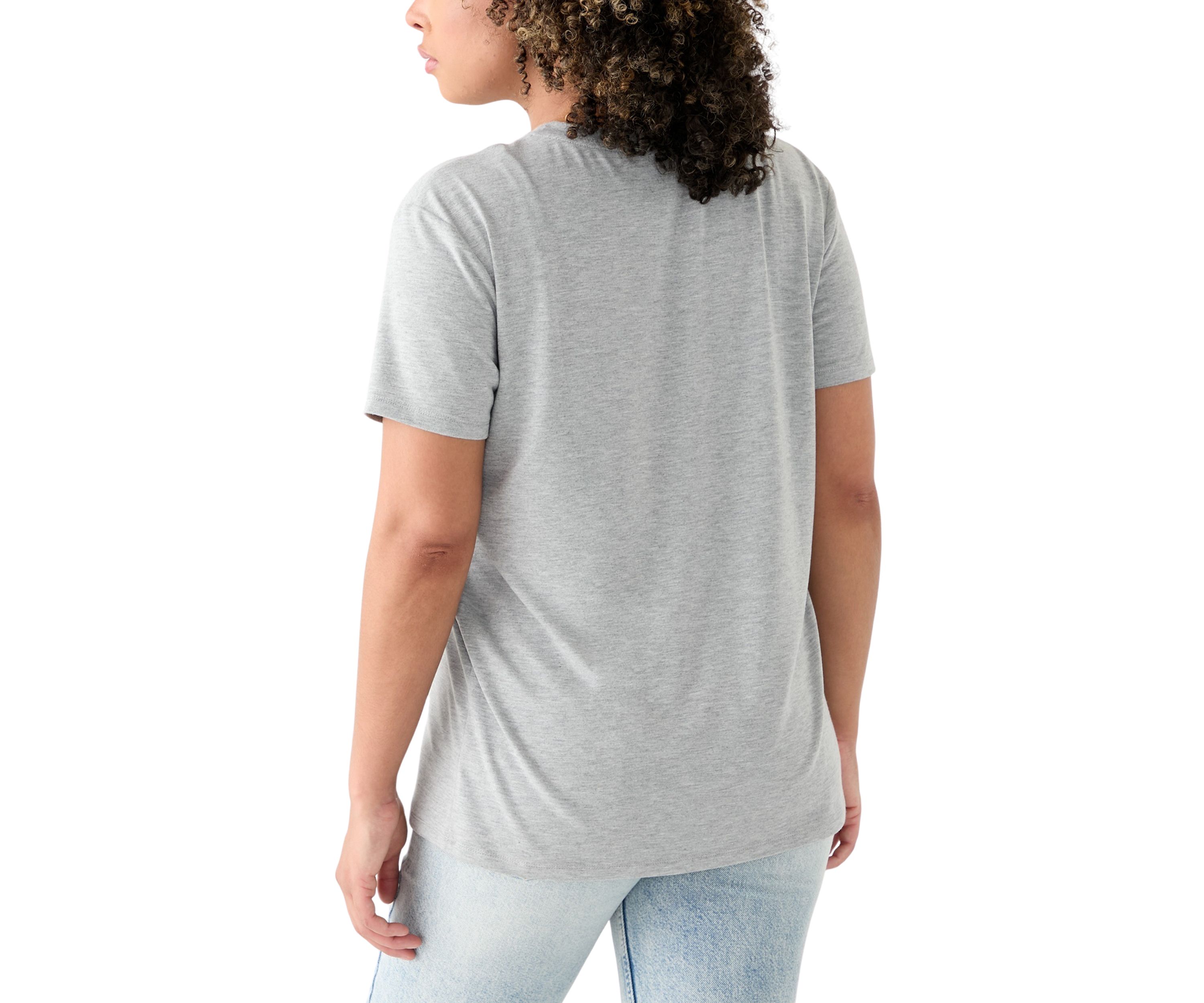 Womens Drop Shoulder Short Sleeve Sweet Cherries Graphic T-Shirt
