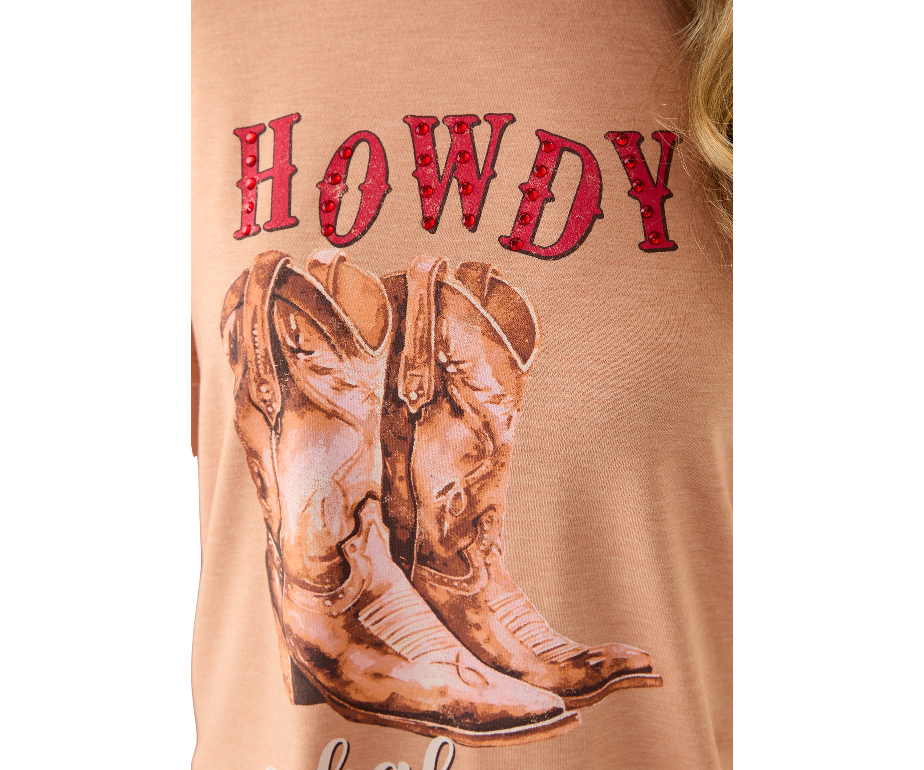 Womens Howdy Babe Graphic T-Shirt
