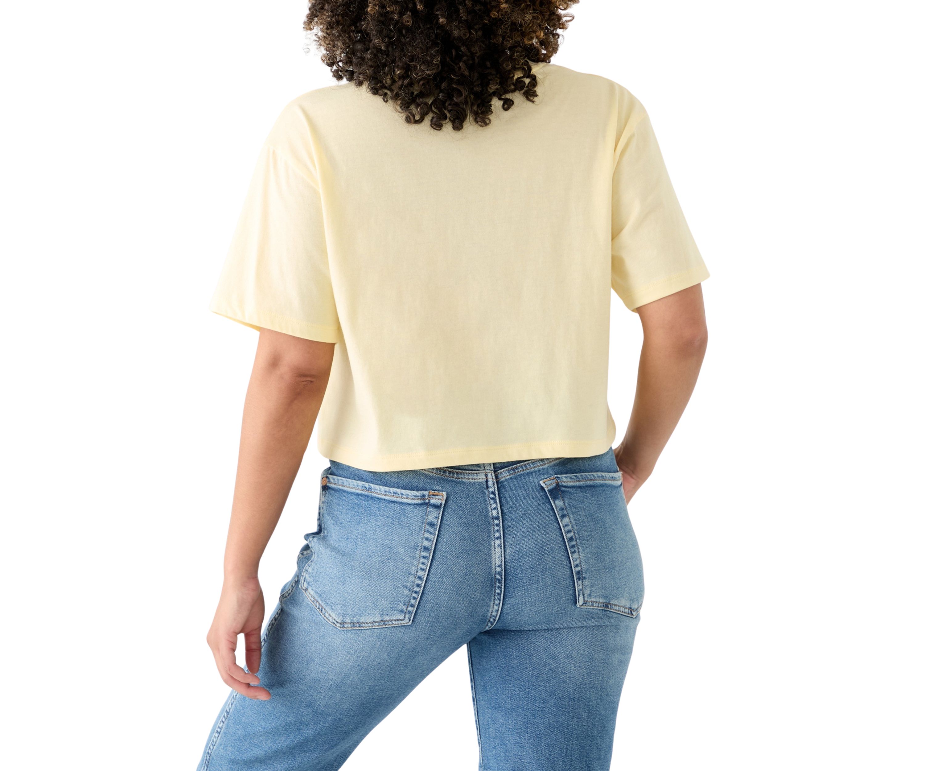 Womens Boxy Relaxed Sunny Graphic T-Shirt