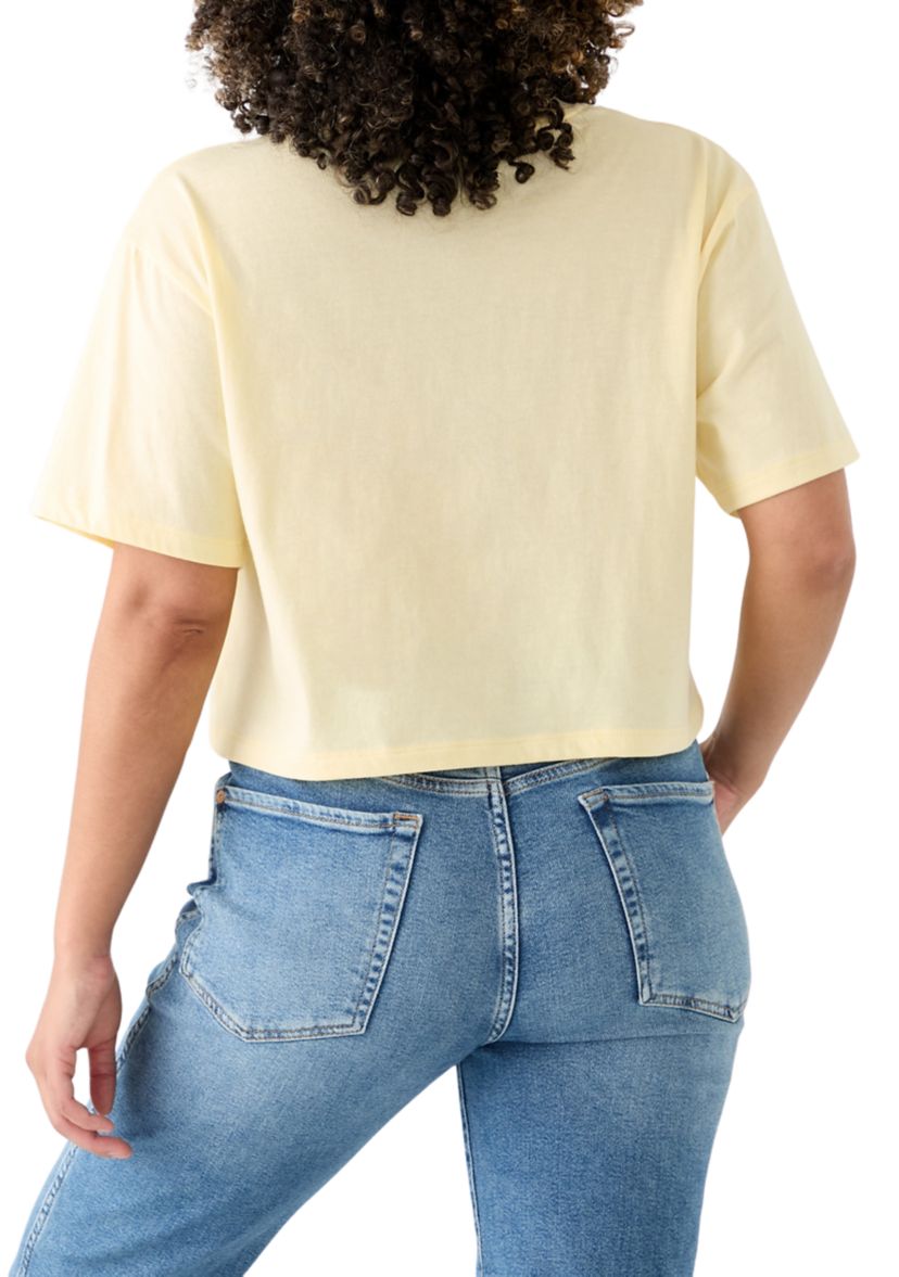 Womens Boxy Relaxed Sunny Graphic T-Shirt