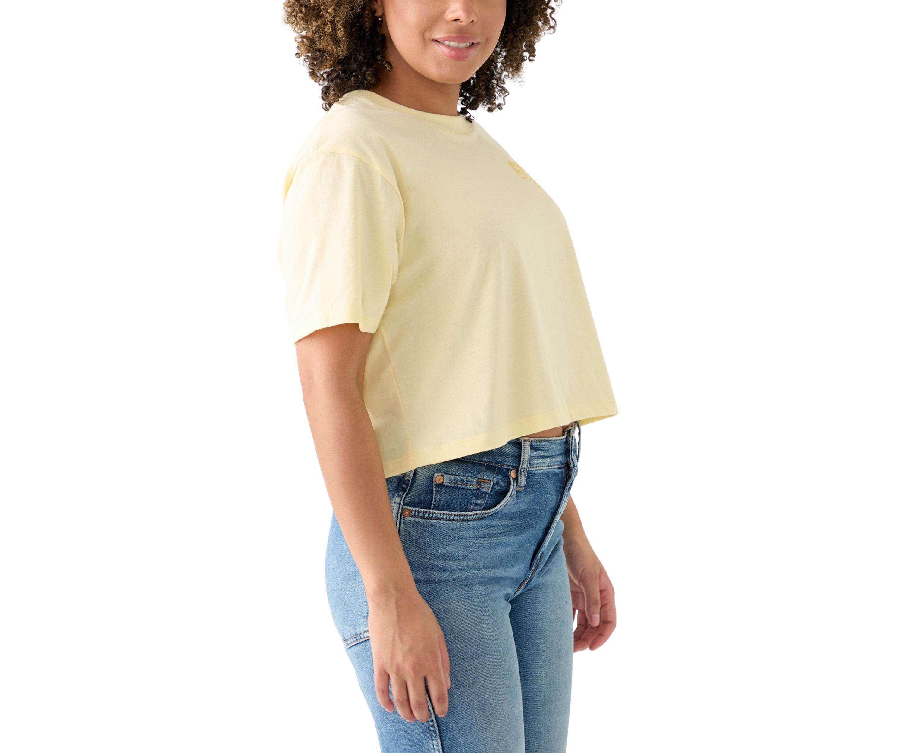 Womens Boxy Relaxed Sunny Graphic T-Shirt