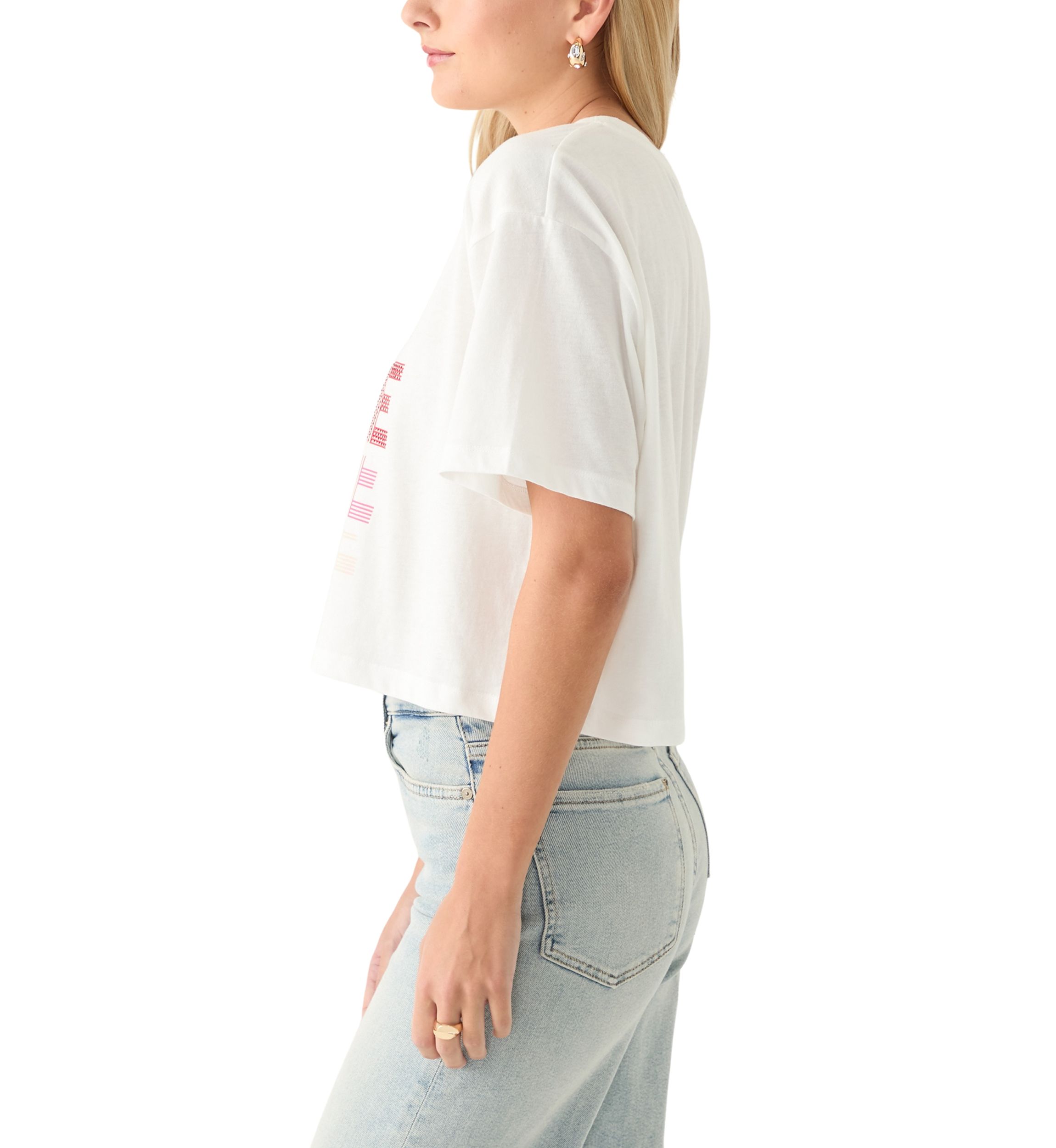 Womens Multi Love Graphic T-Shirt