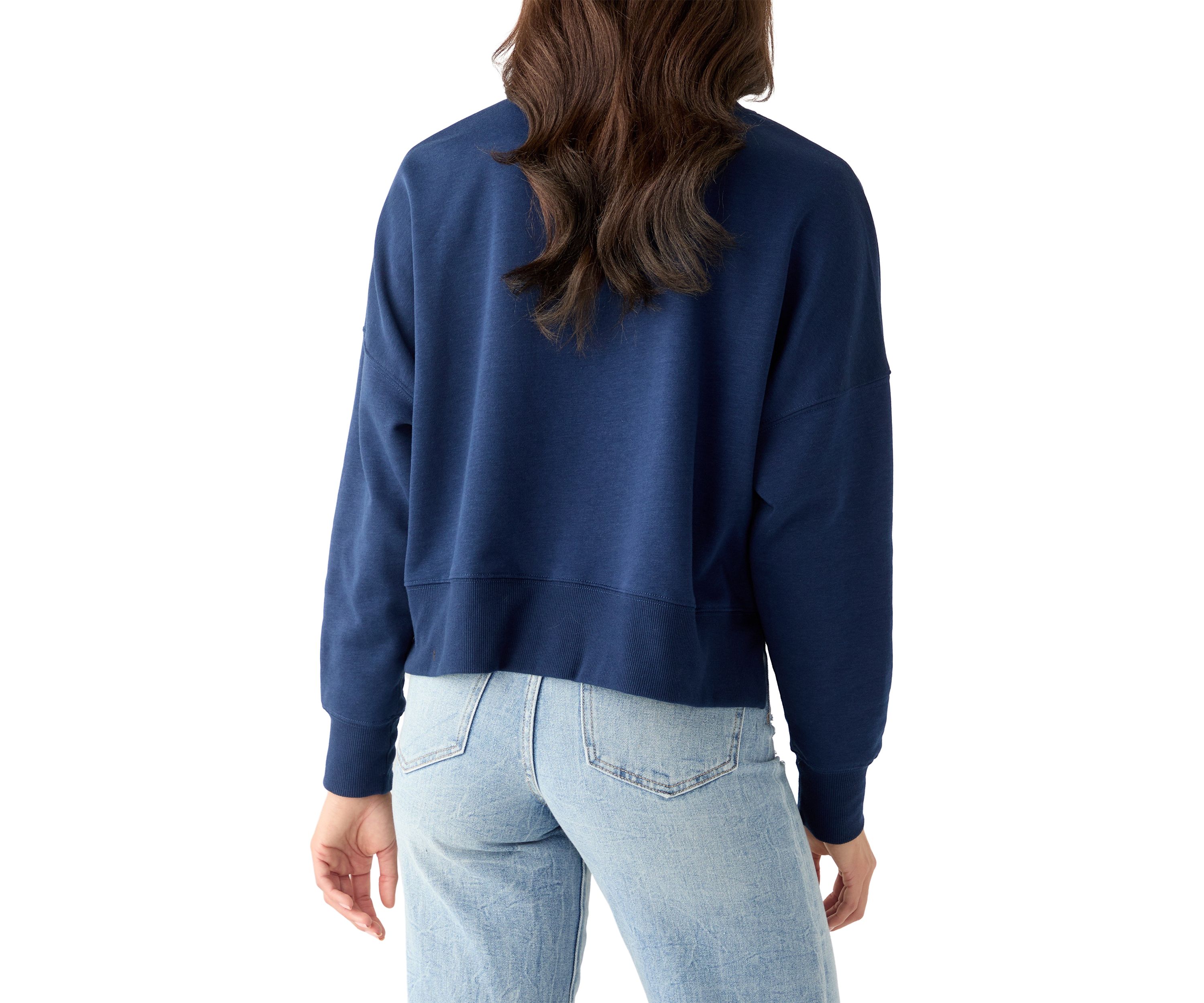 Womens Relaxed Fit Graphic Sweatshirt