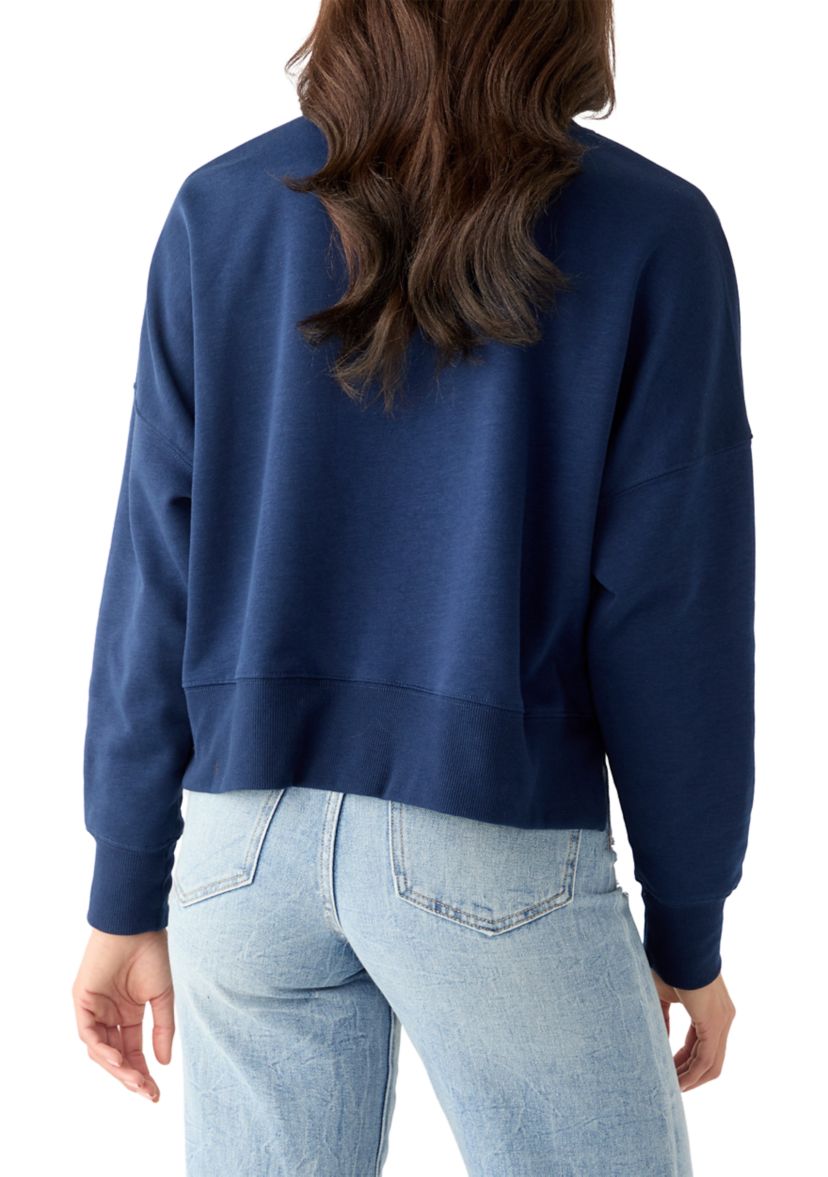Womens Relaxed Fit Graphic Sweatshirt