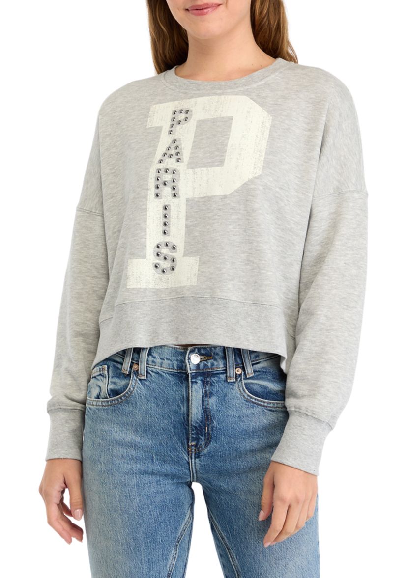 Womens Paris Graphic Sweatshirt