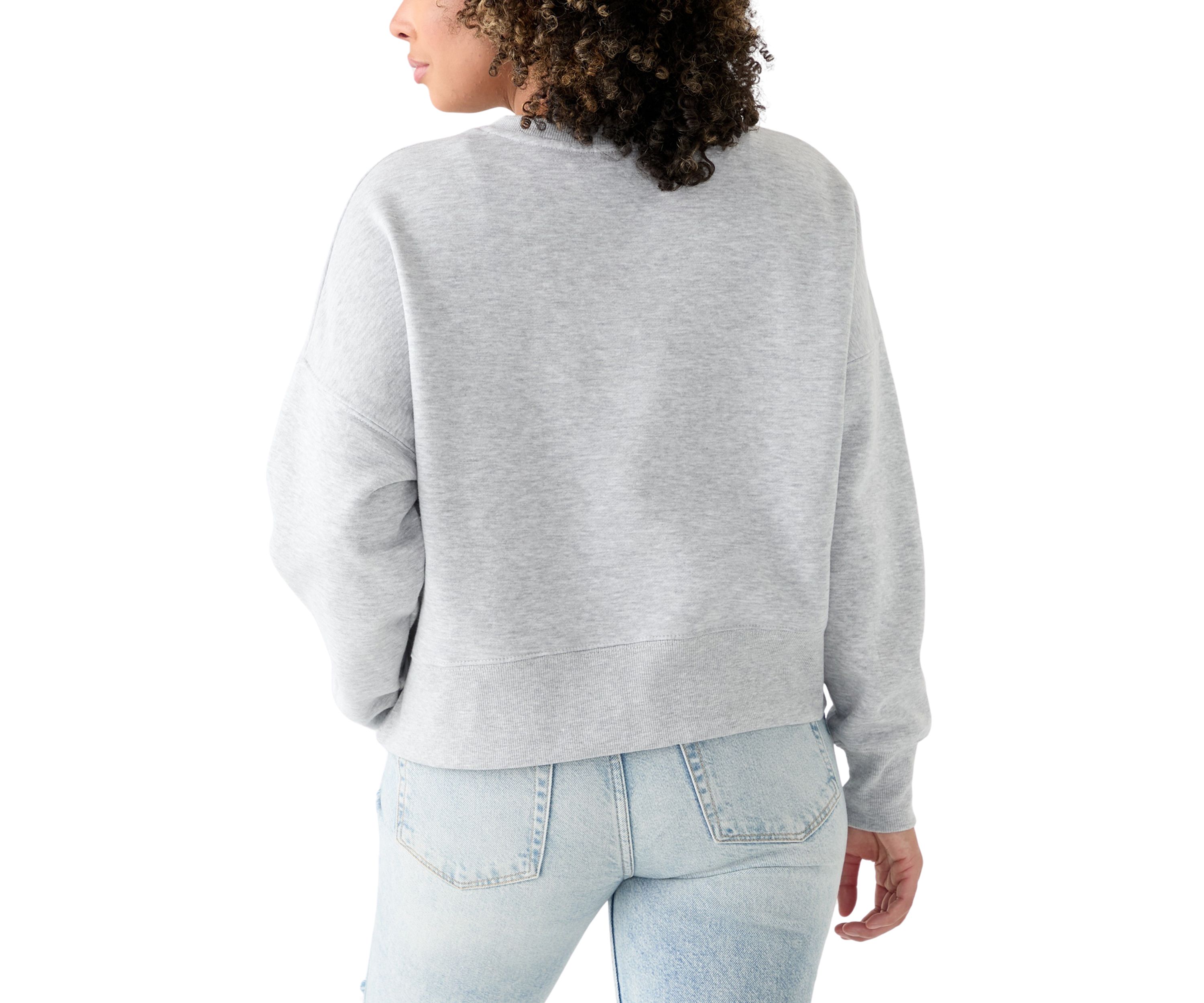Womens Relaxed Fit Long Sleeve Amalfi Coast Graphic Sweatshirt