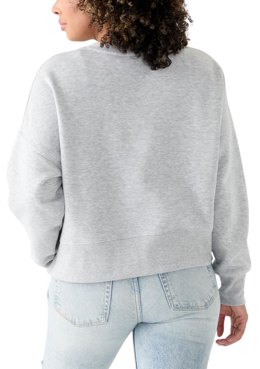 Womens Relaxed Fit Long Sleeve Amalfi Coast Graphic Sweatshirt