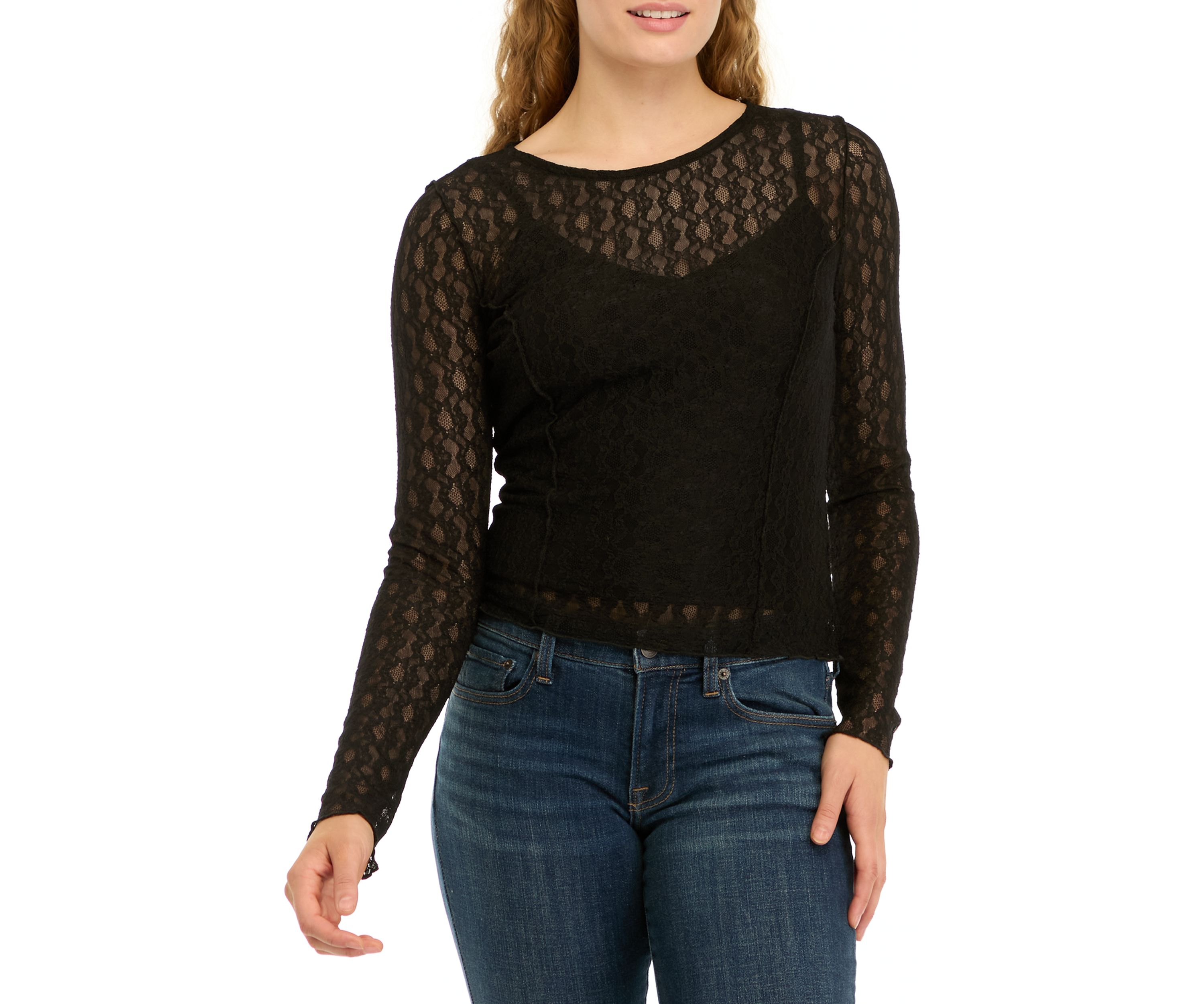Womens Lace Meet and Greet Top