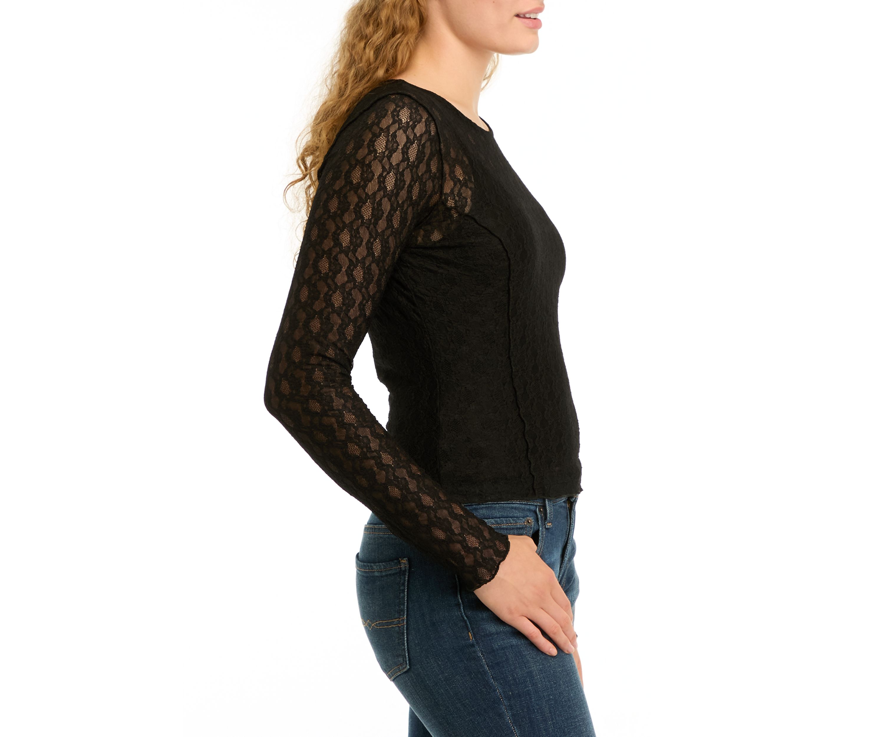 Womens Lace Meet and Greet Top