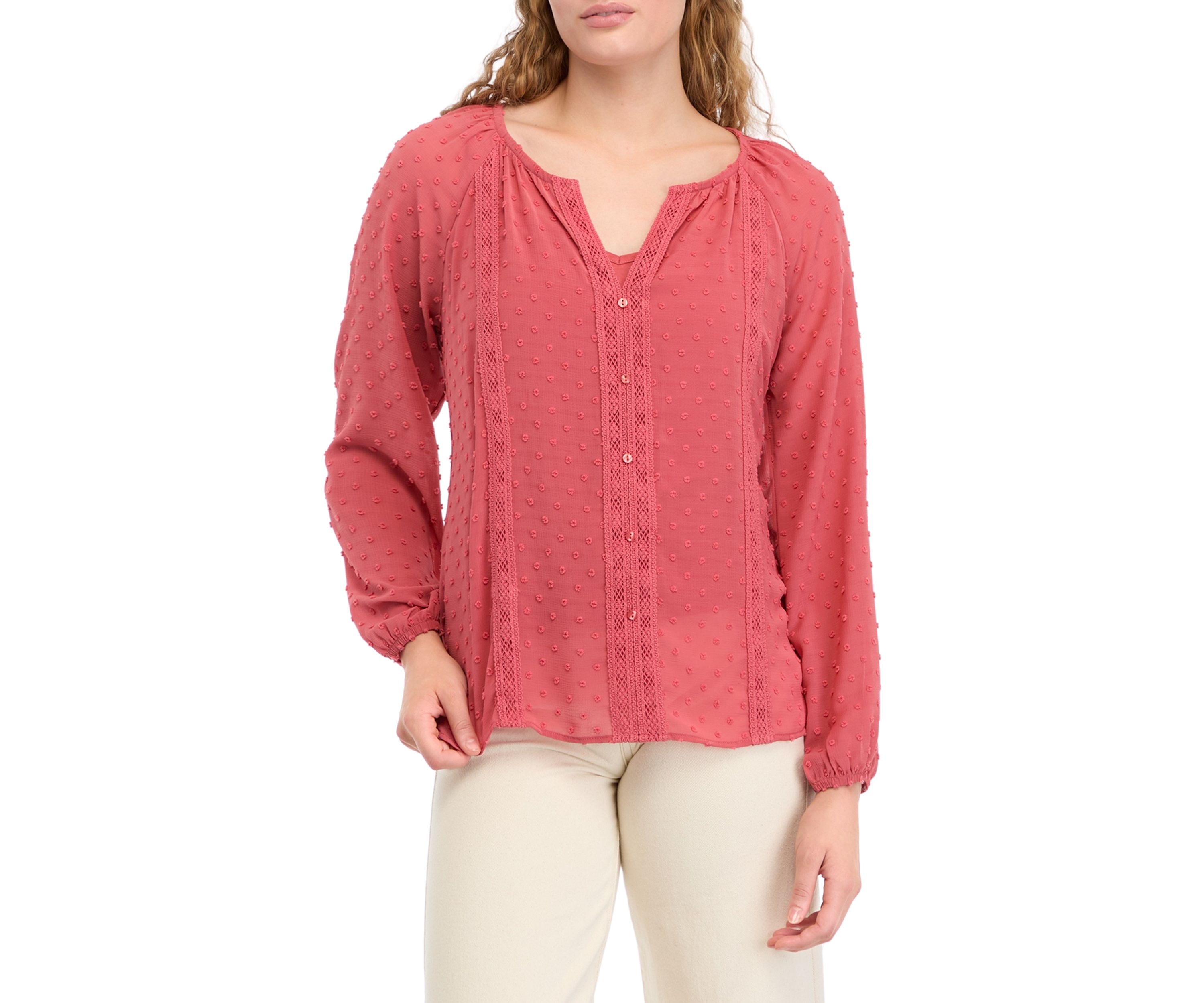 Womens Peasant Top