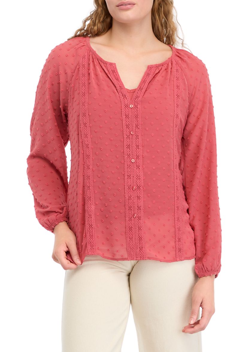 Womens Peasant Top