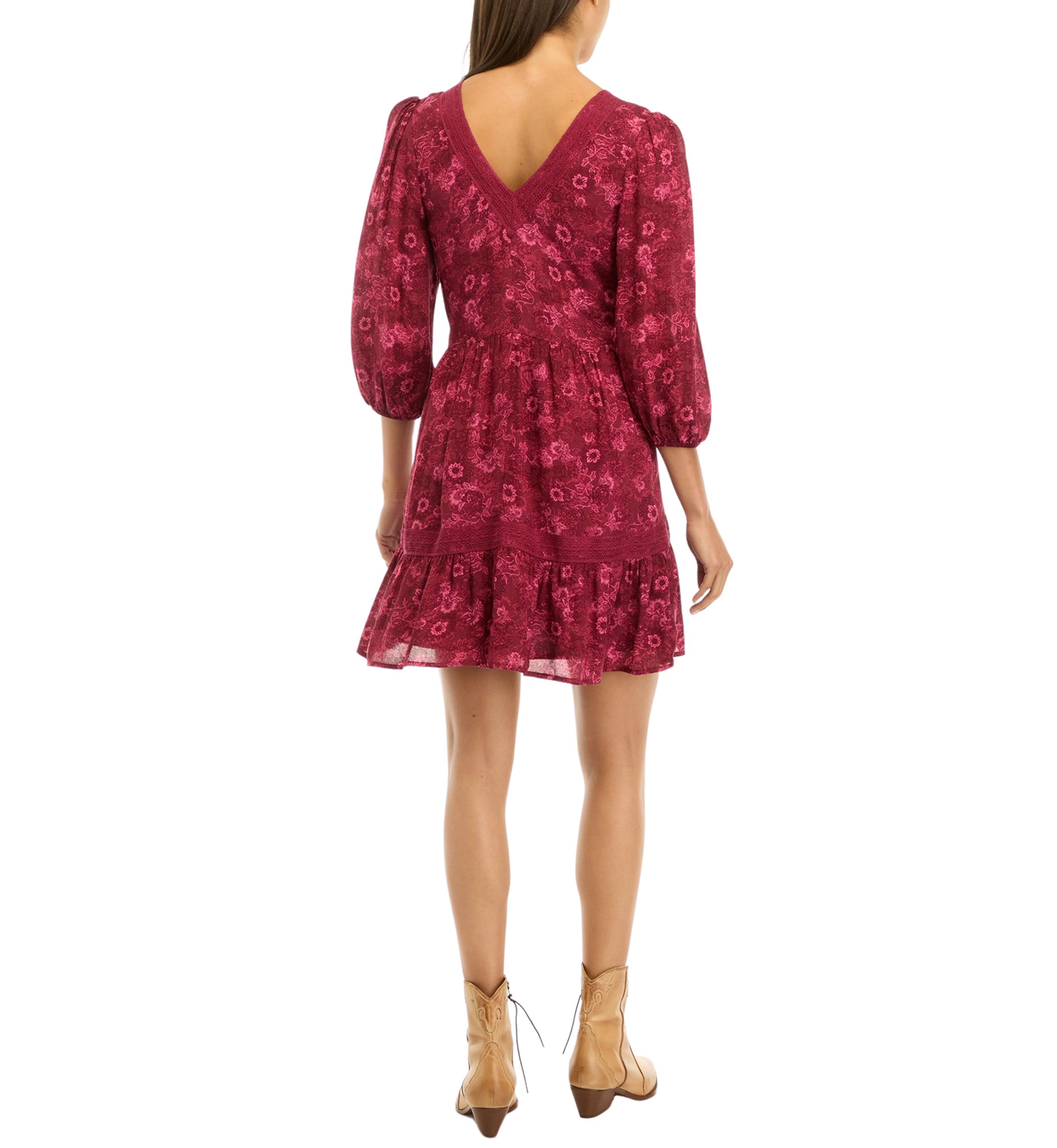 Womens Easy V-Neck Dress