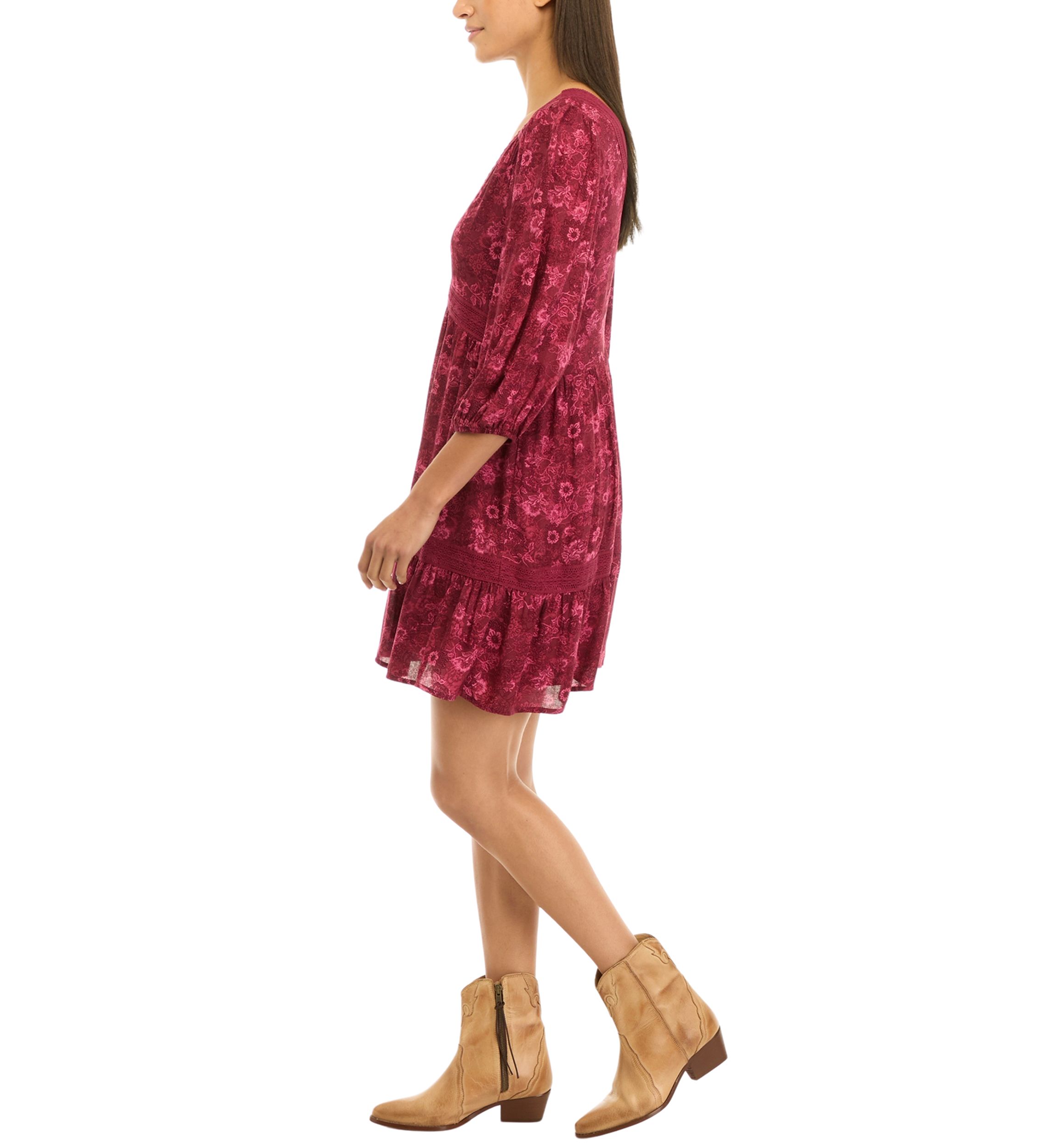 Womens Easy V-Neck Dress