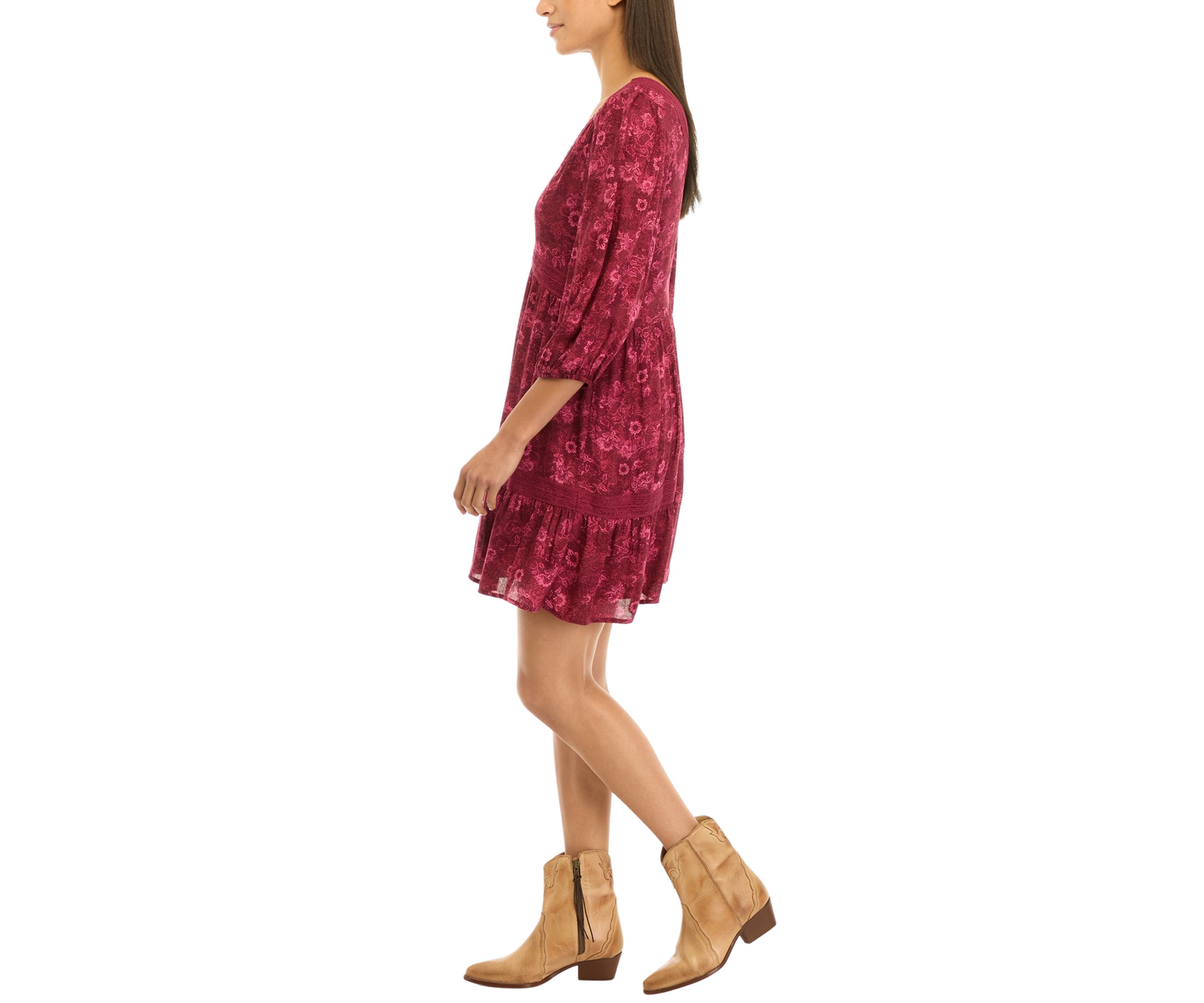 Womens Easy V-Neck Dress