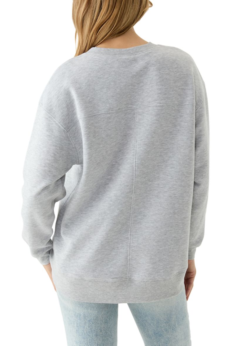 Womens Santa Monica Graphic Sweatshirt with Slits