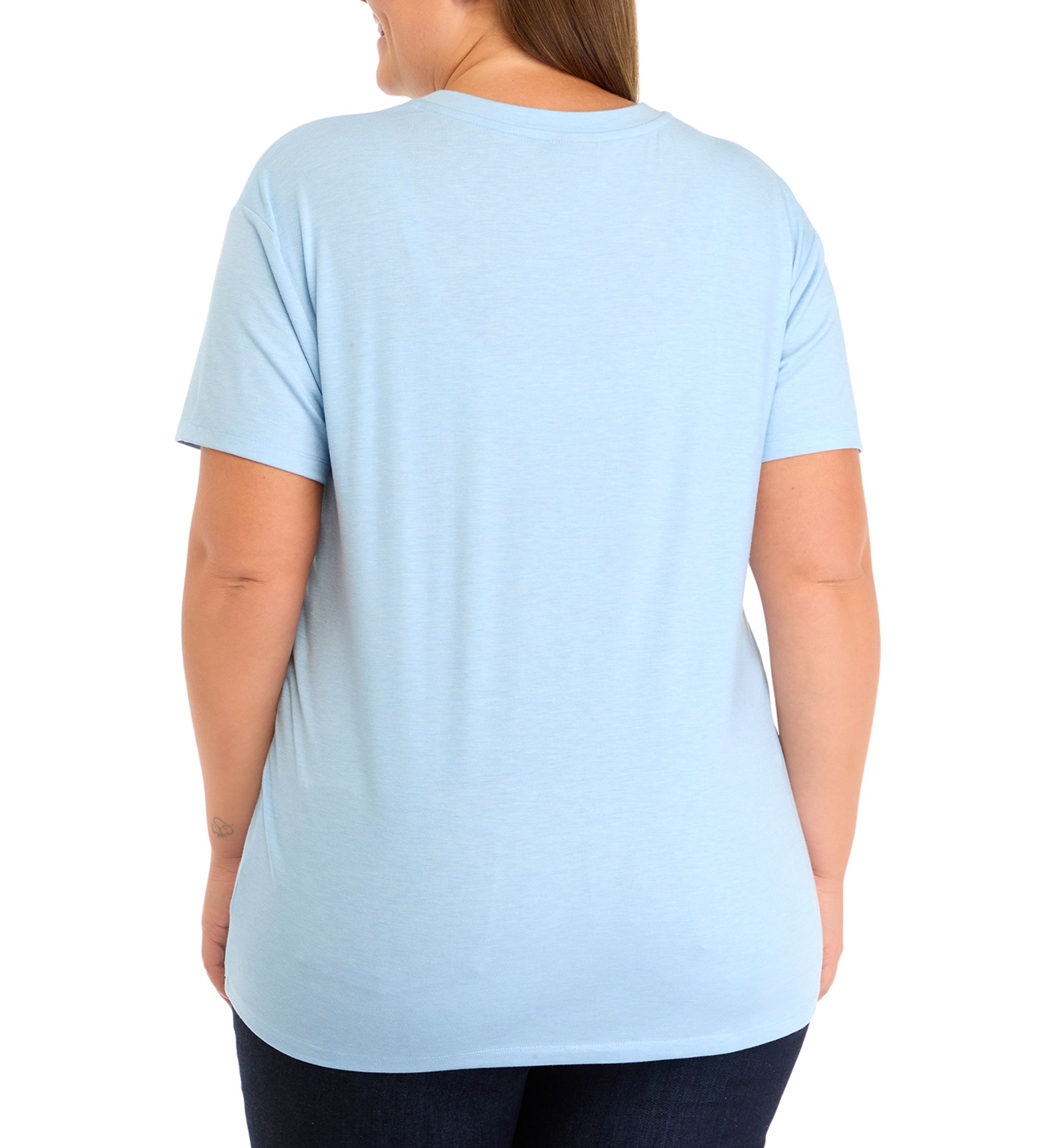 Plus Size Short Sleeve Texas Rodeo Graphic T-Shirt