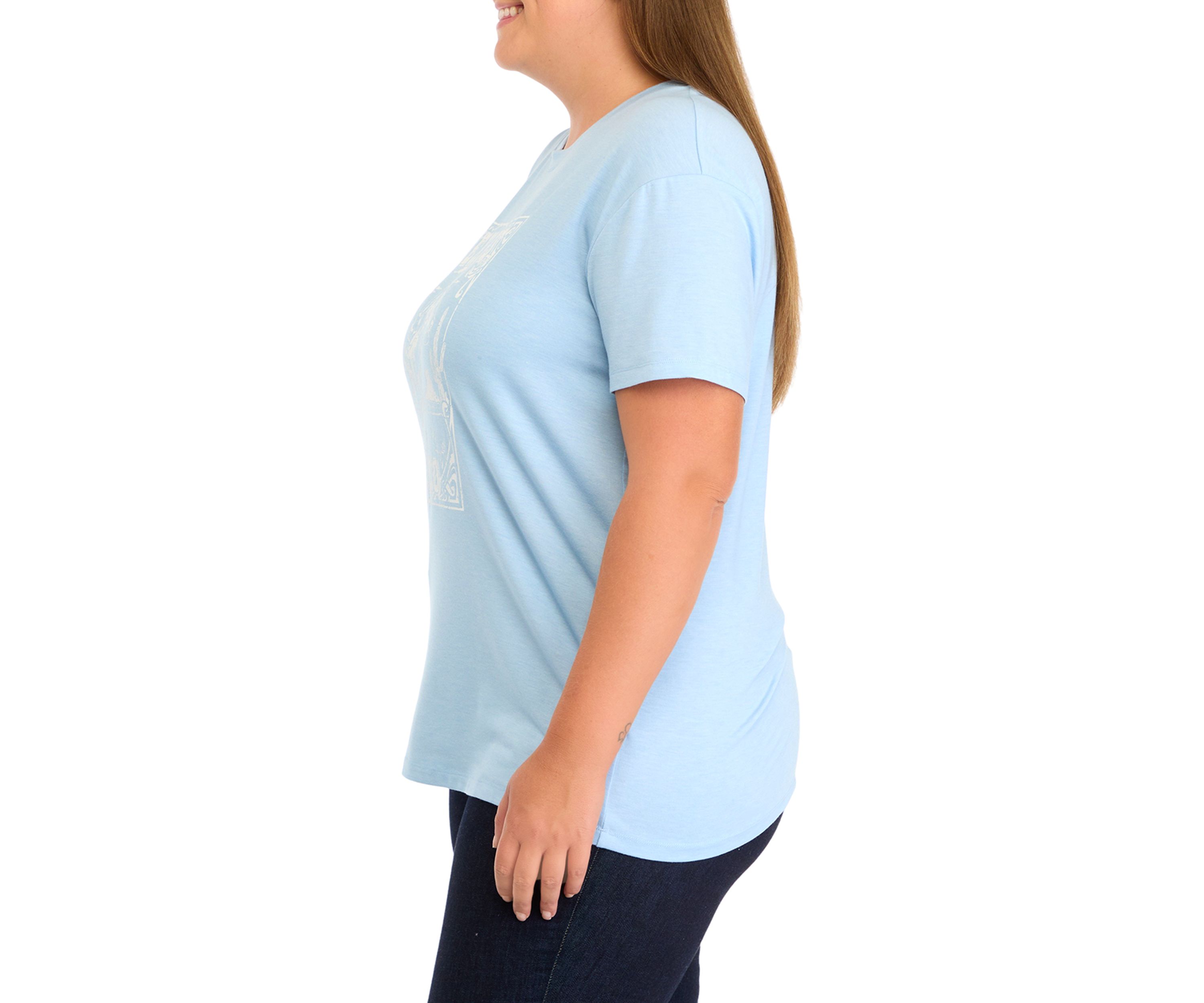 Plus Size Short Sleeve Texas Rodeo Graphic T-Shirt
