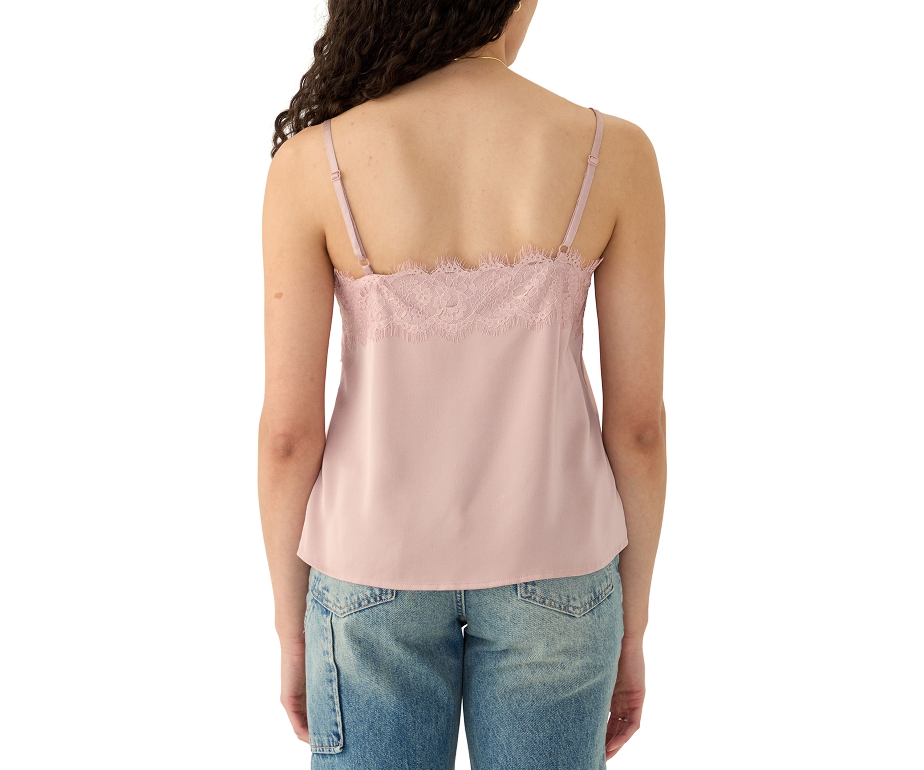 Womens Cami with Lace Trim