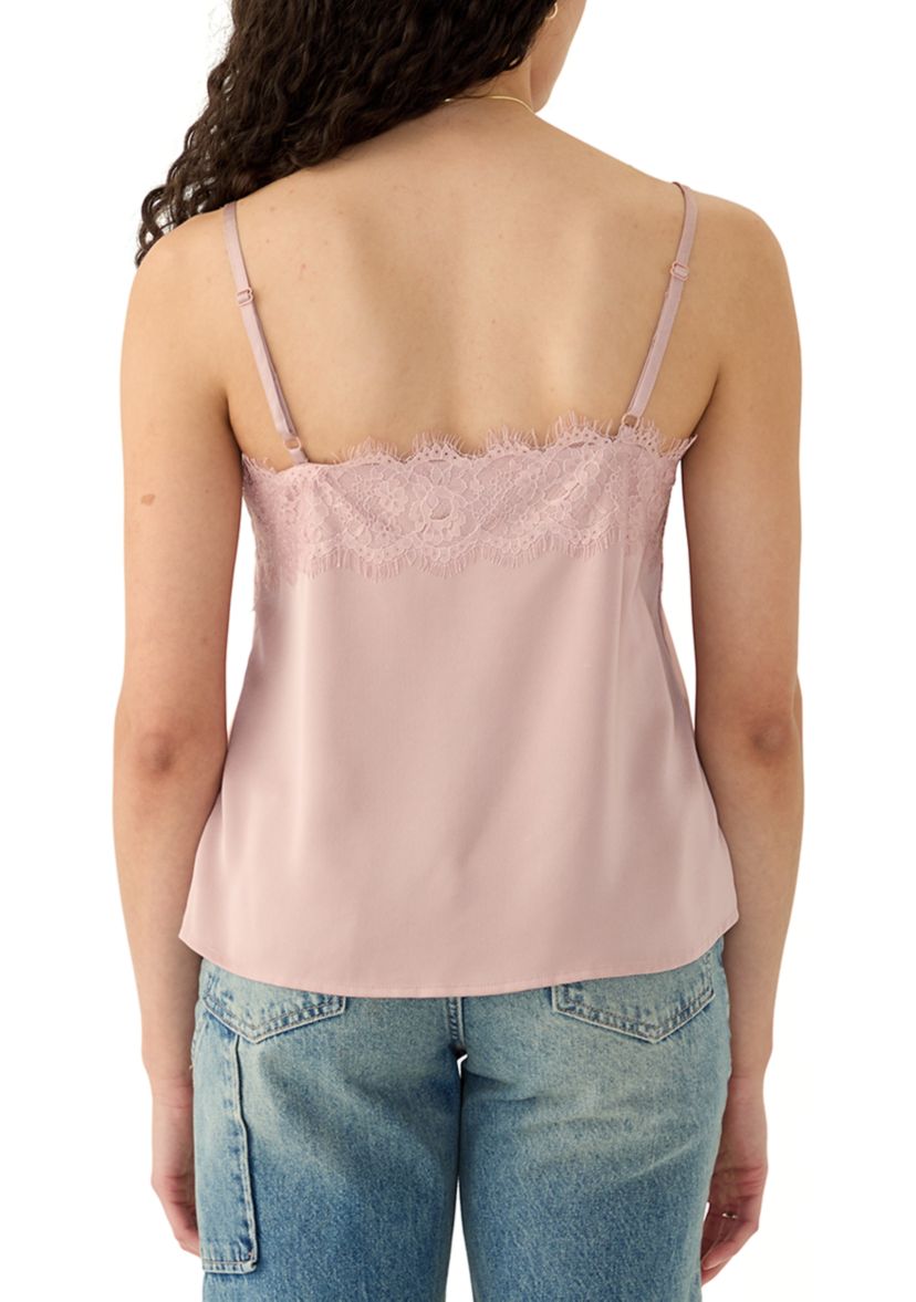Womens Cami with Lace Trim