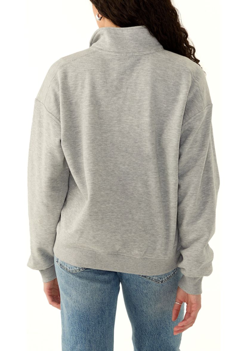 Womens 1/4 Zip Palm Springs Graphic Pullover