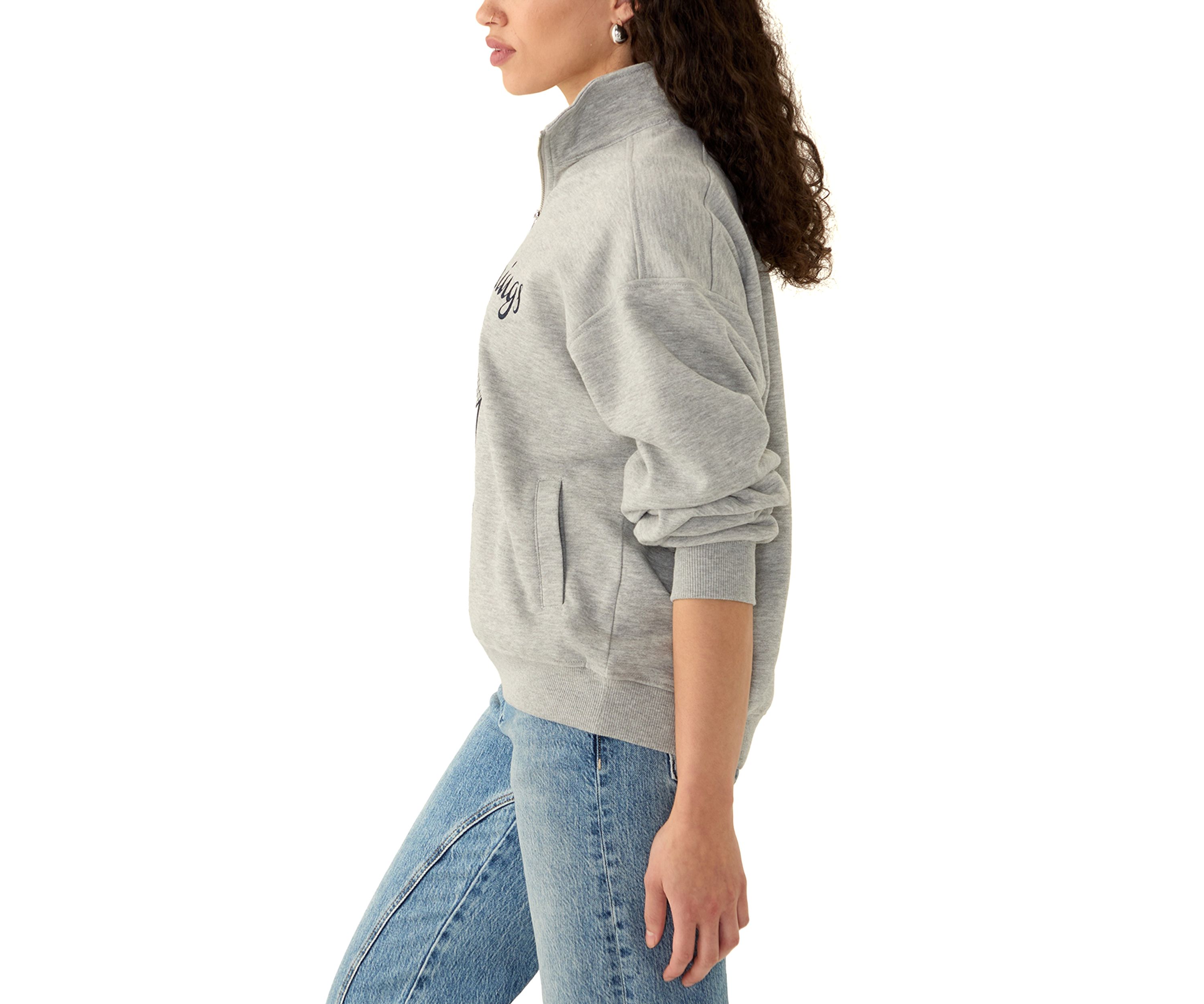 Womens 1/4 Zip Palm Springs Graphic Pullover
