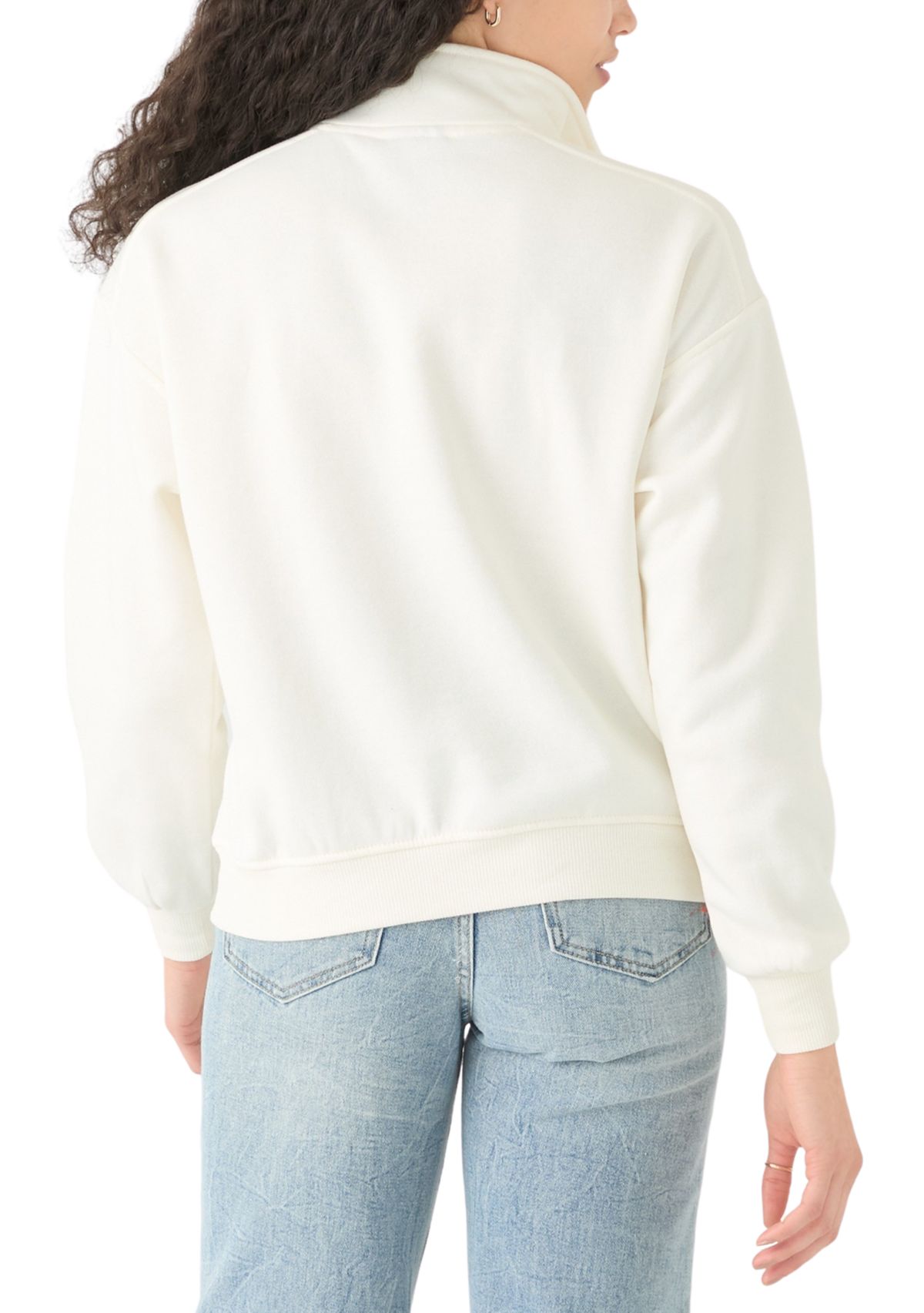 Womens Long Sleeve Zip Diamond Head Graphic Sweatshirt