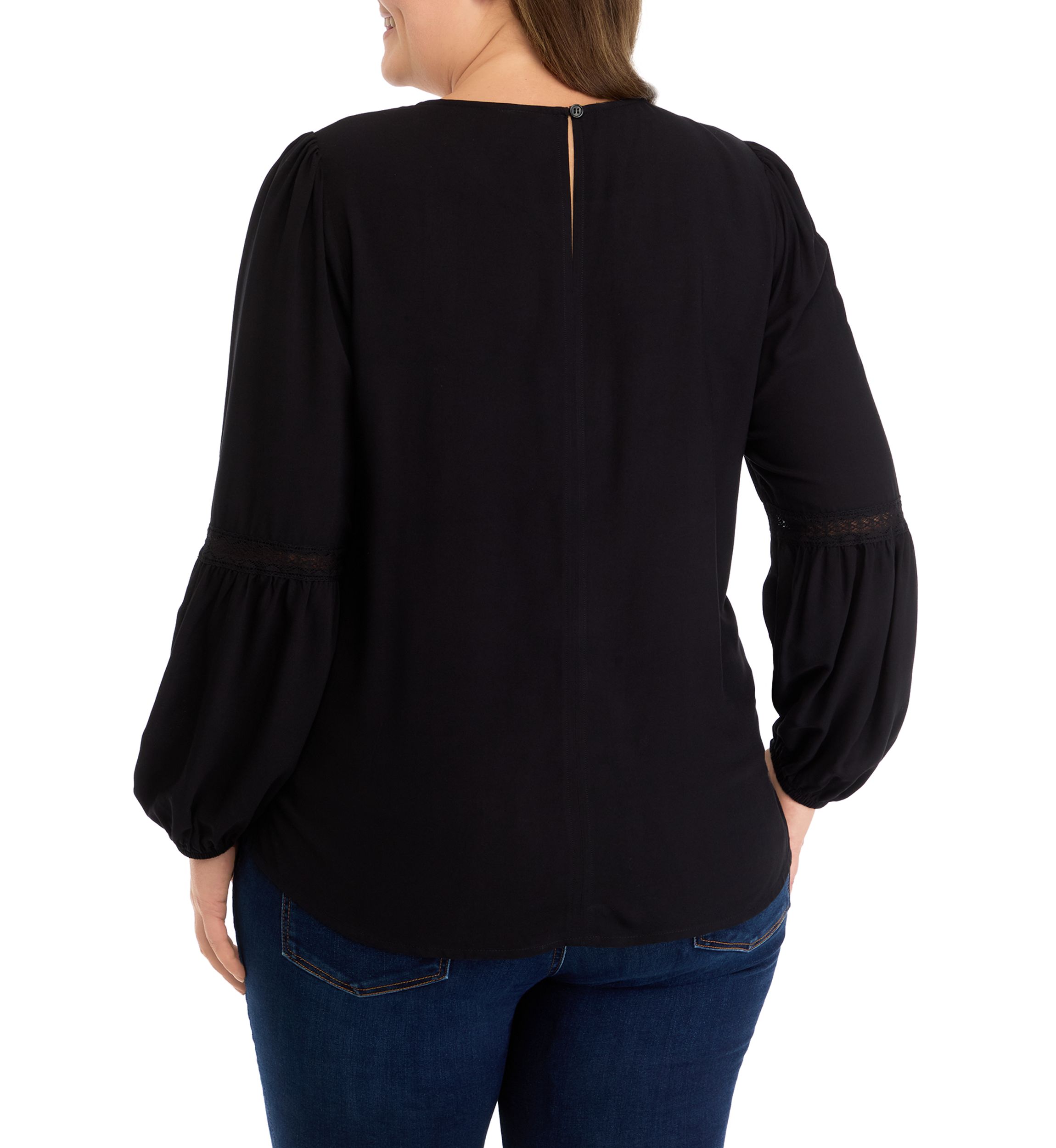 Plus Size Victorian Blouse