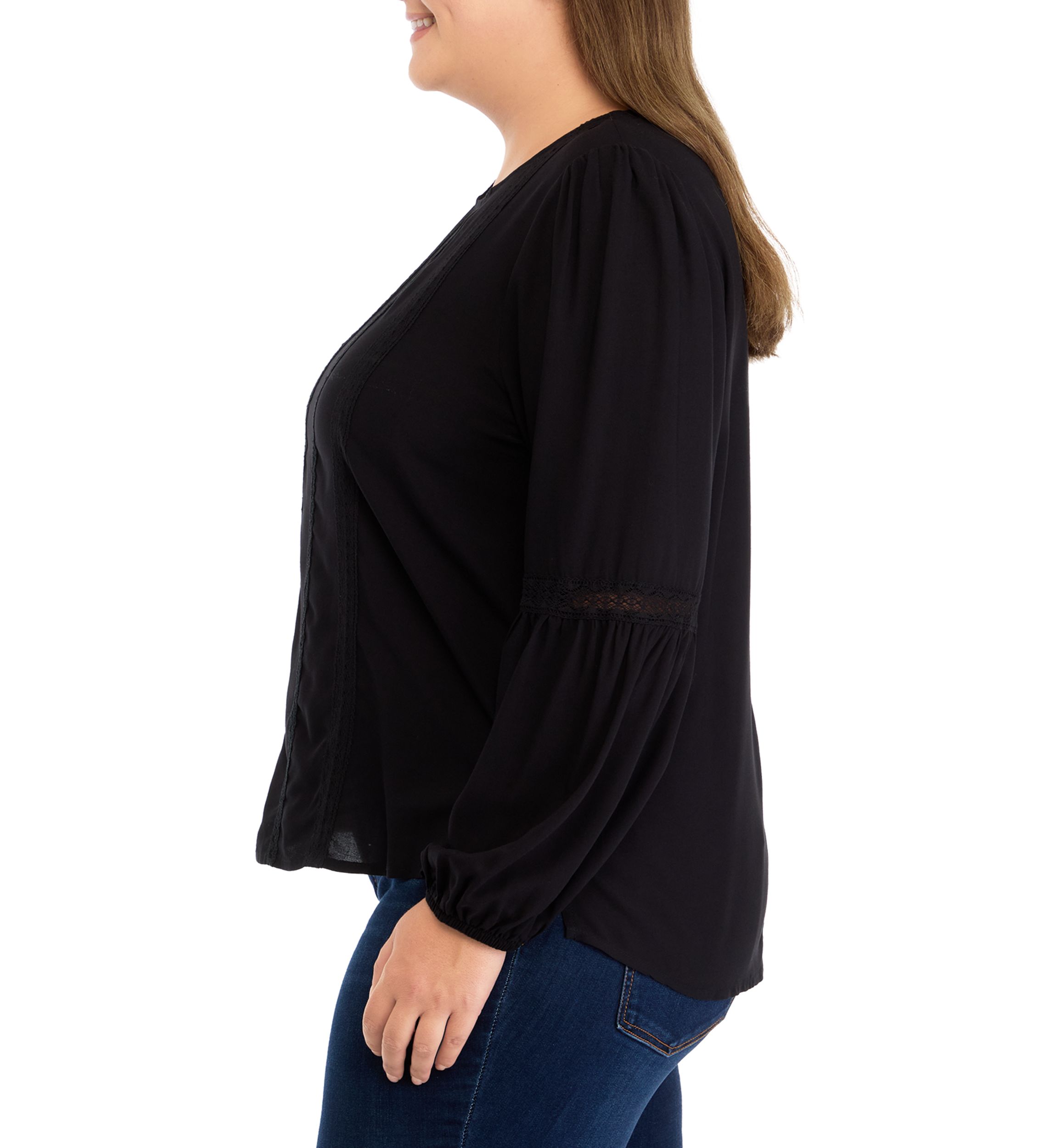 Plus Size Victorian Blouse