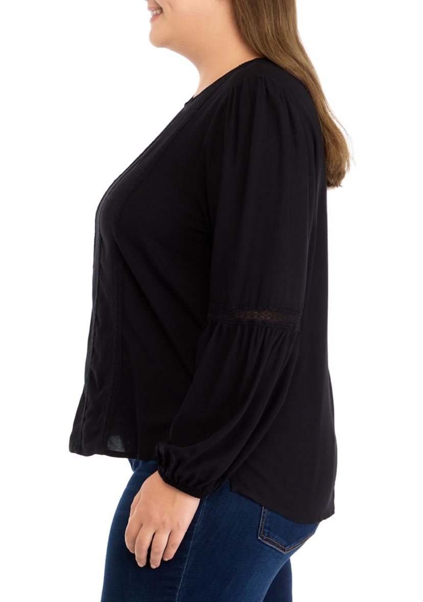 Plus Size Victorian Blouse