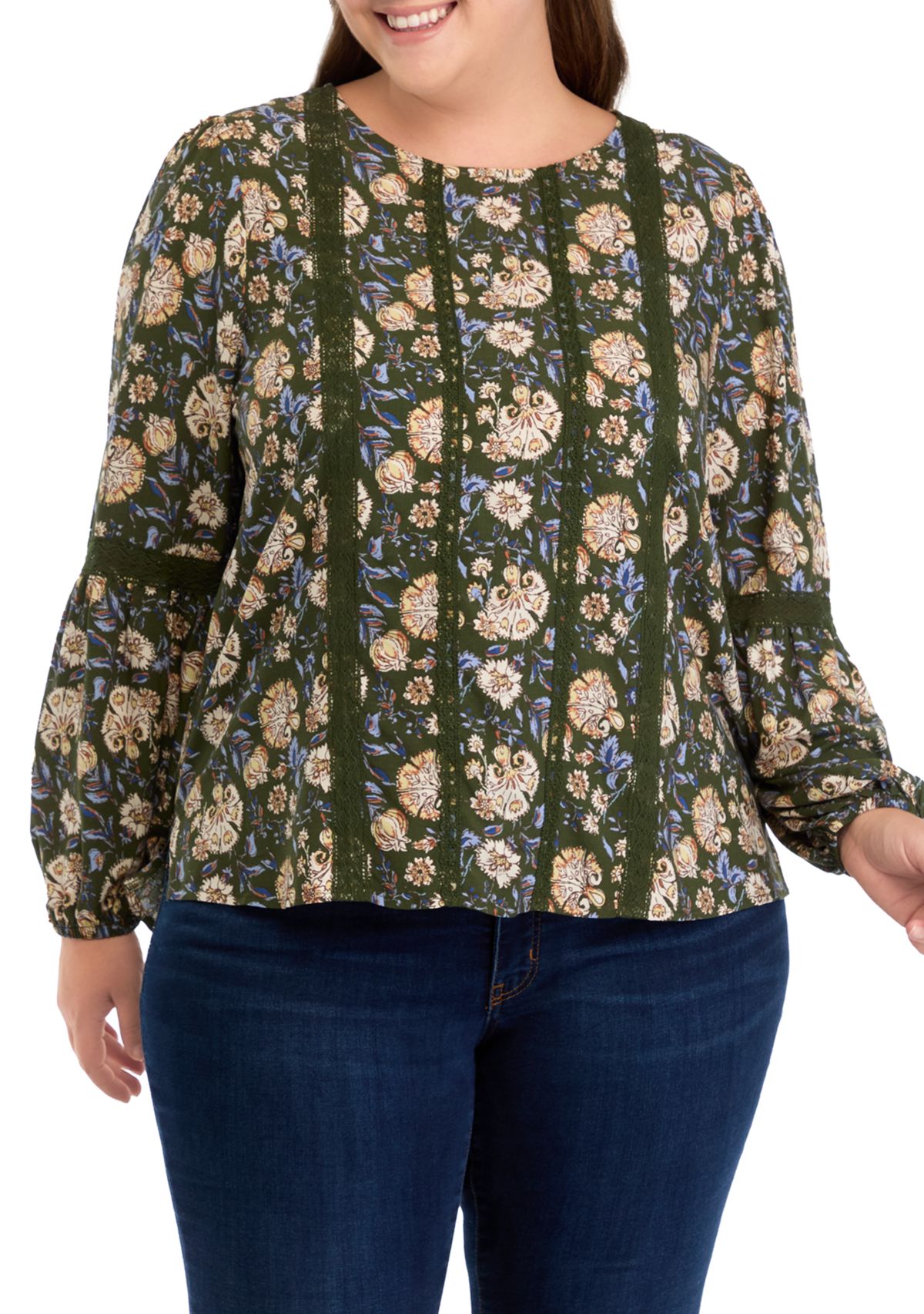 Plus Size Victorian Blouse