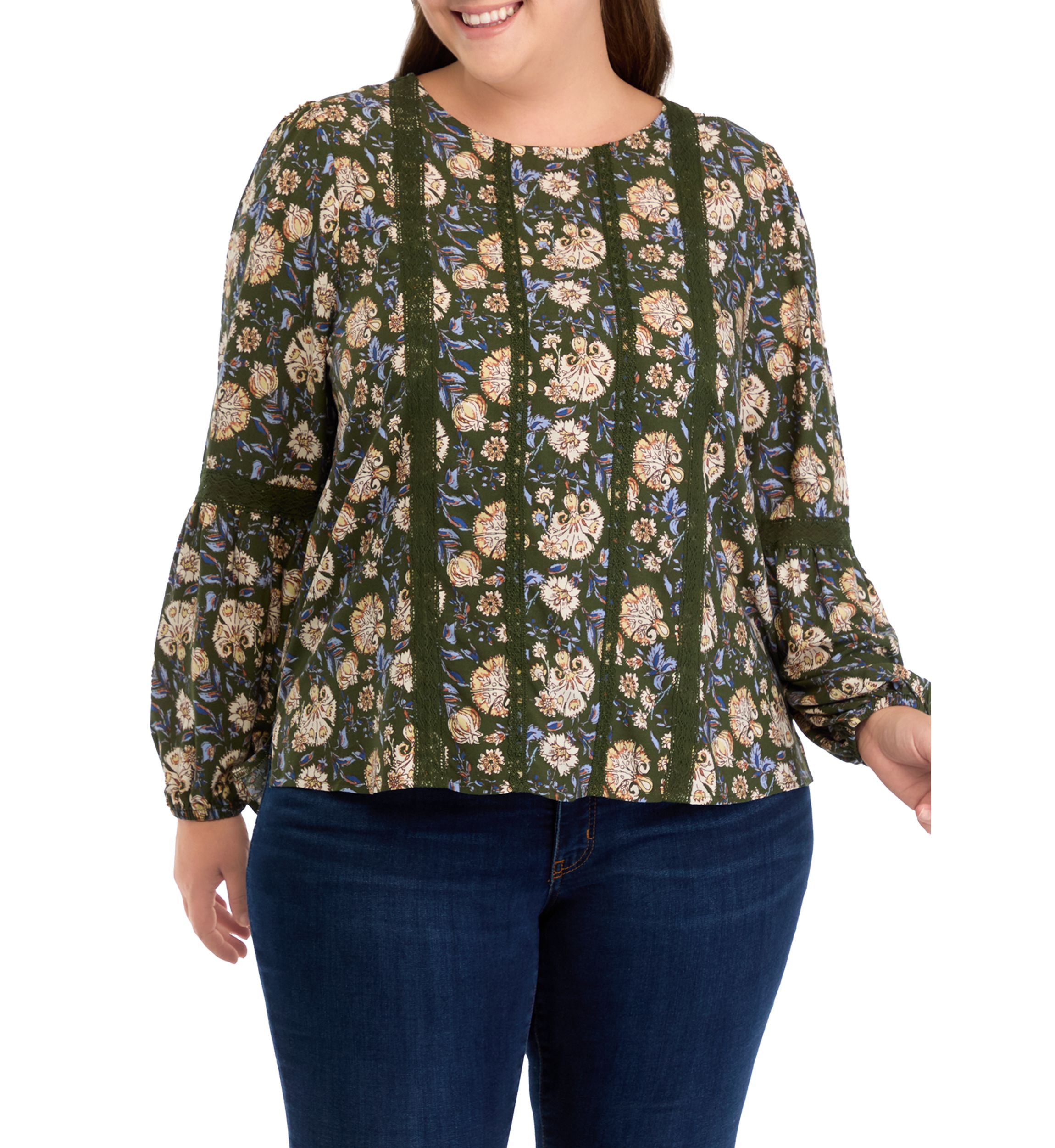 Plus Size Victorian Blouse