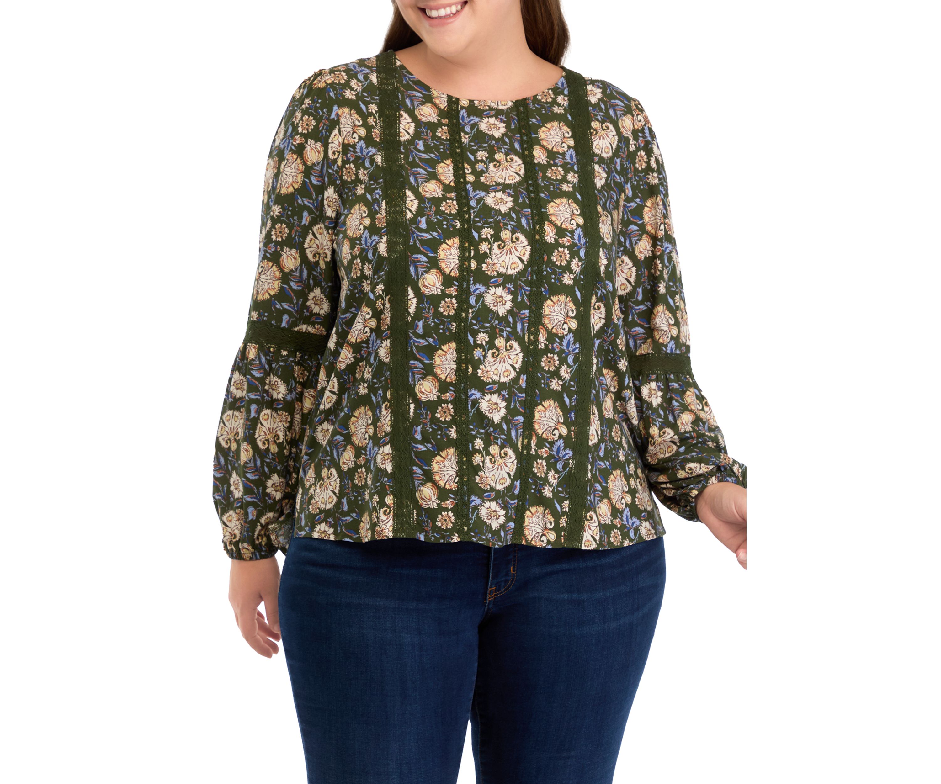 Plus Size Victorian Blouse