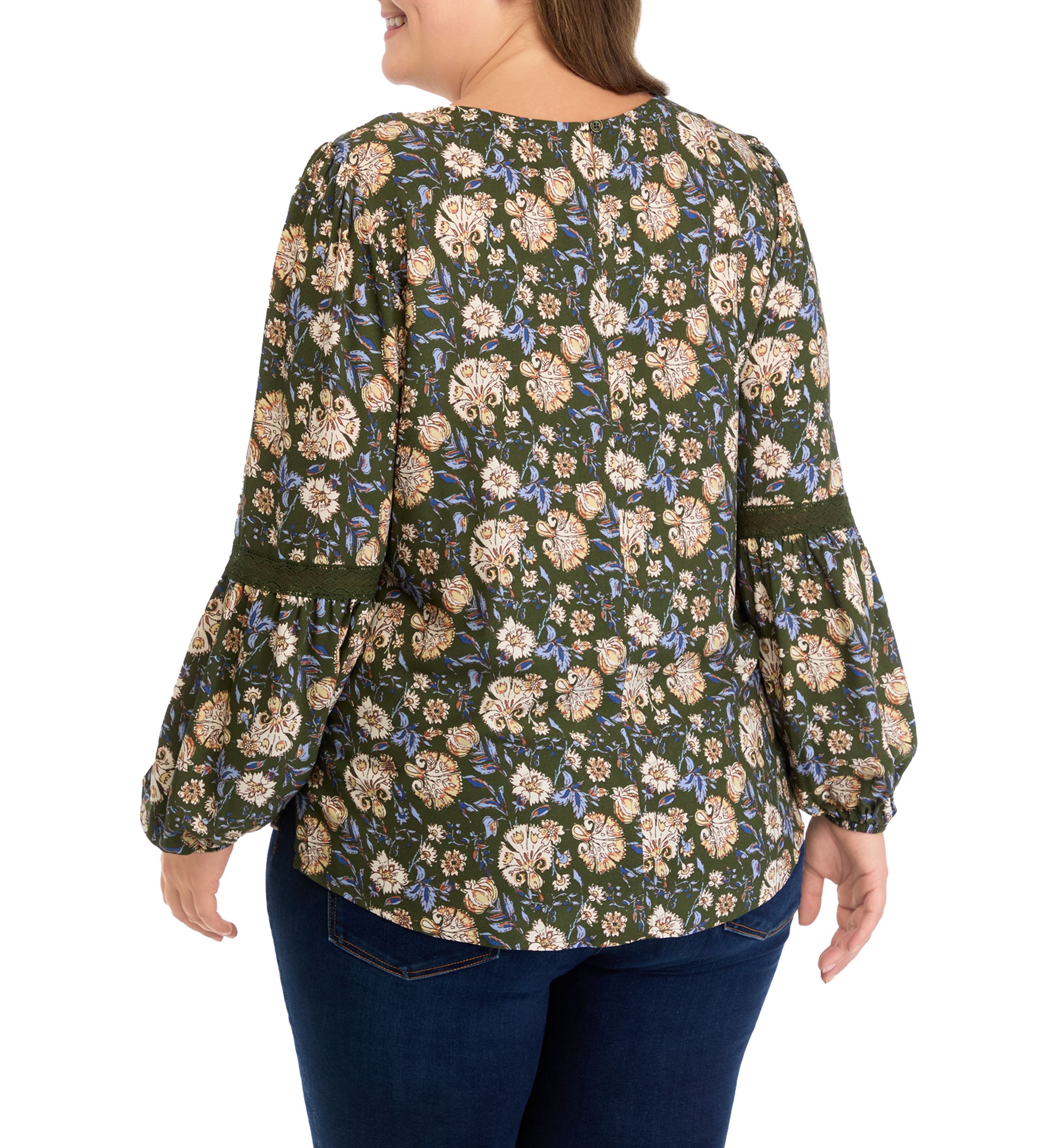 Plus Size Victorian Blouse