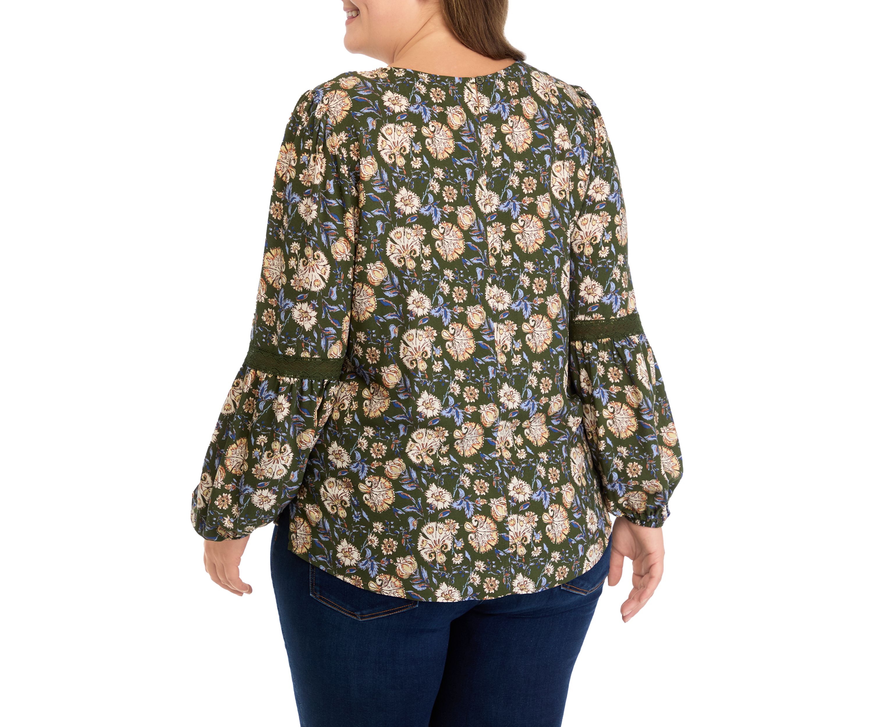 Plus Size Victorian Blouse