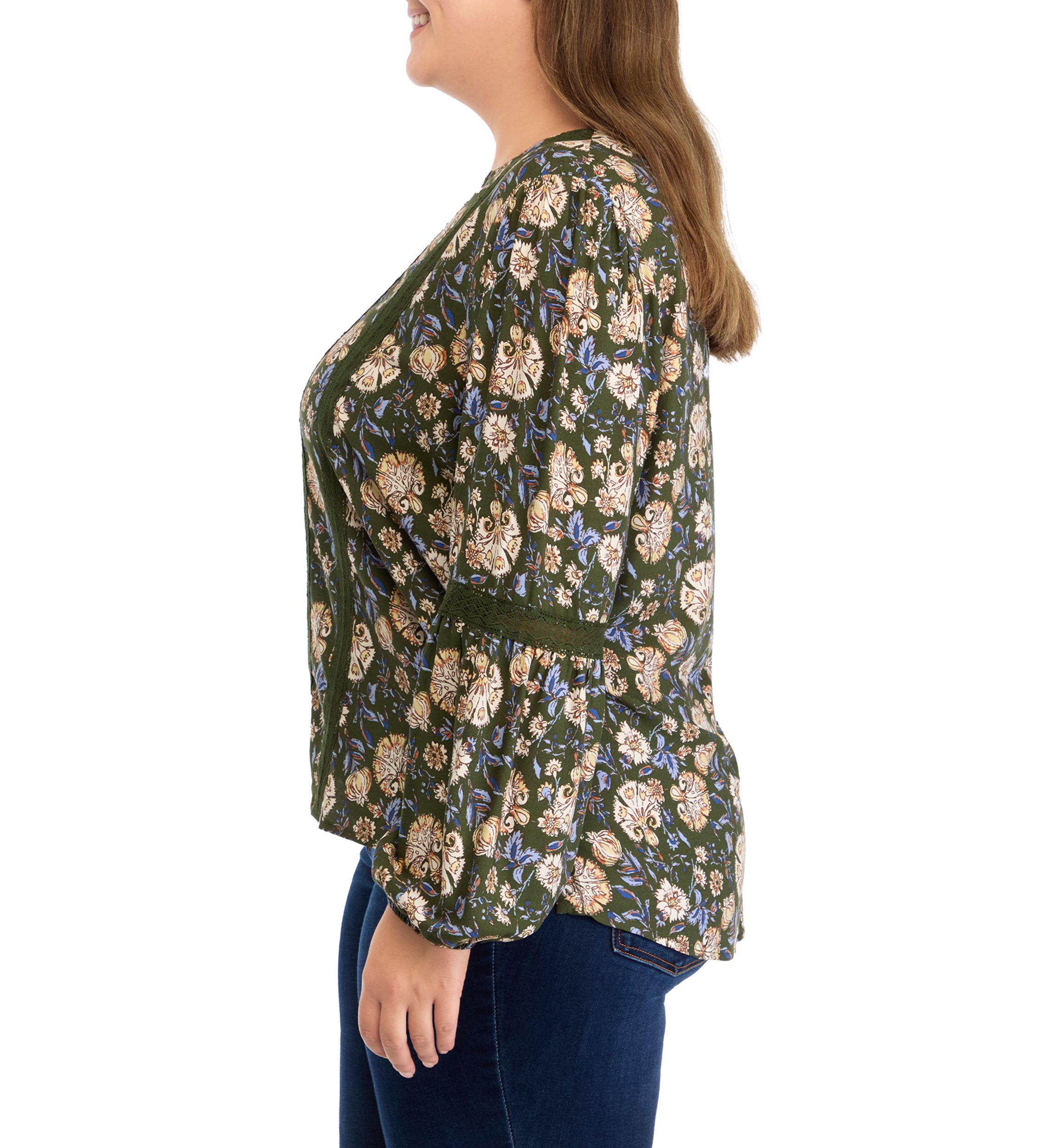 Plus Size Victorian Blouse