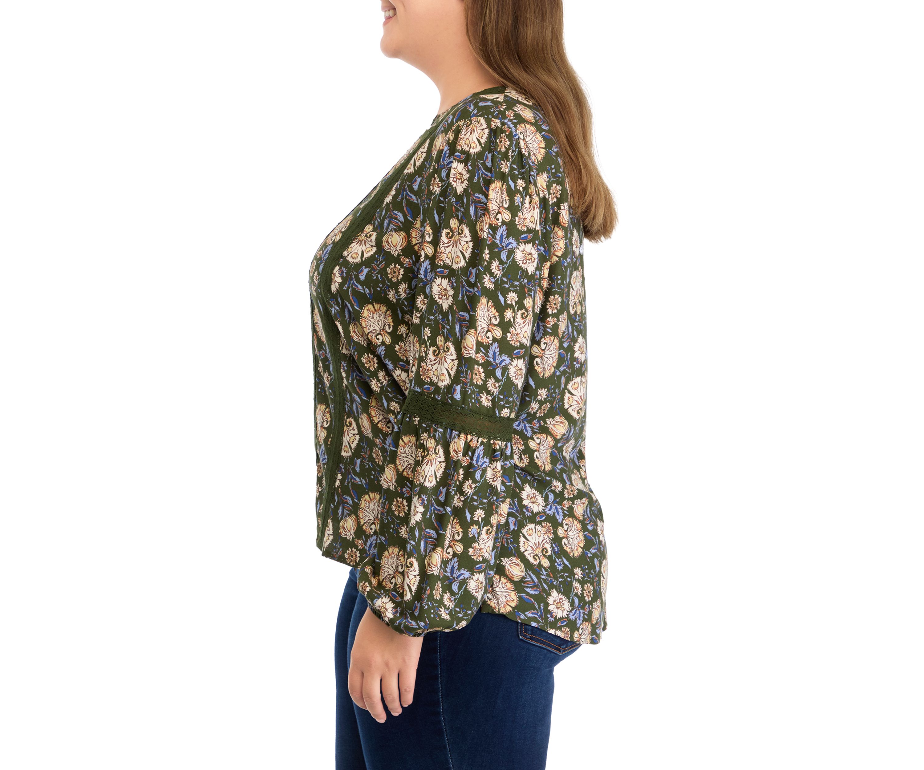 Plus Size Victorian Blouse