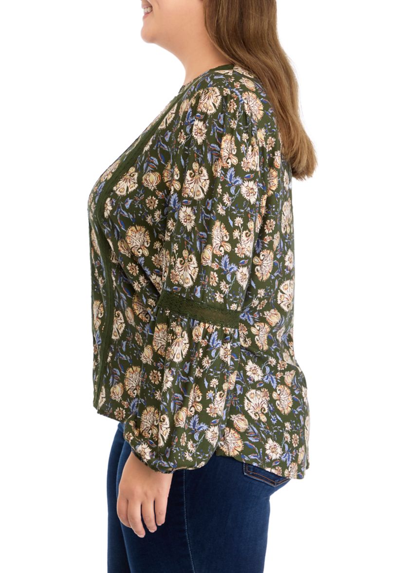 Plus Size Victorian Blouse