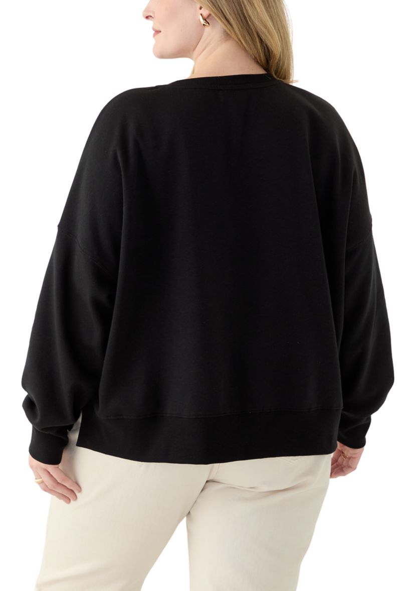 Plus Size Long Sleeve Montana Graphic Sweatshirt 