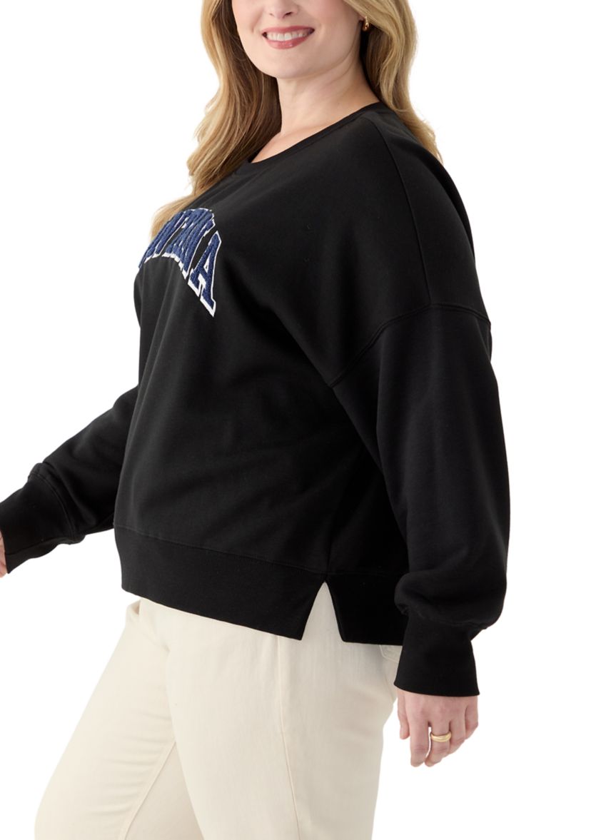 Plus Size Long Sleeve Montana Graphic Sweatshirt 
