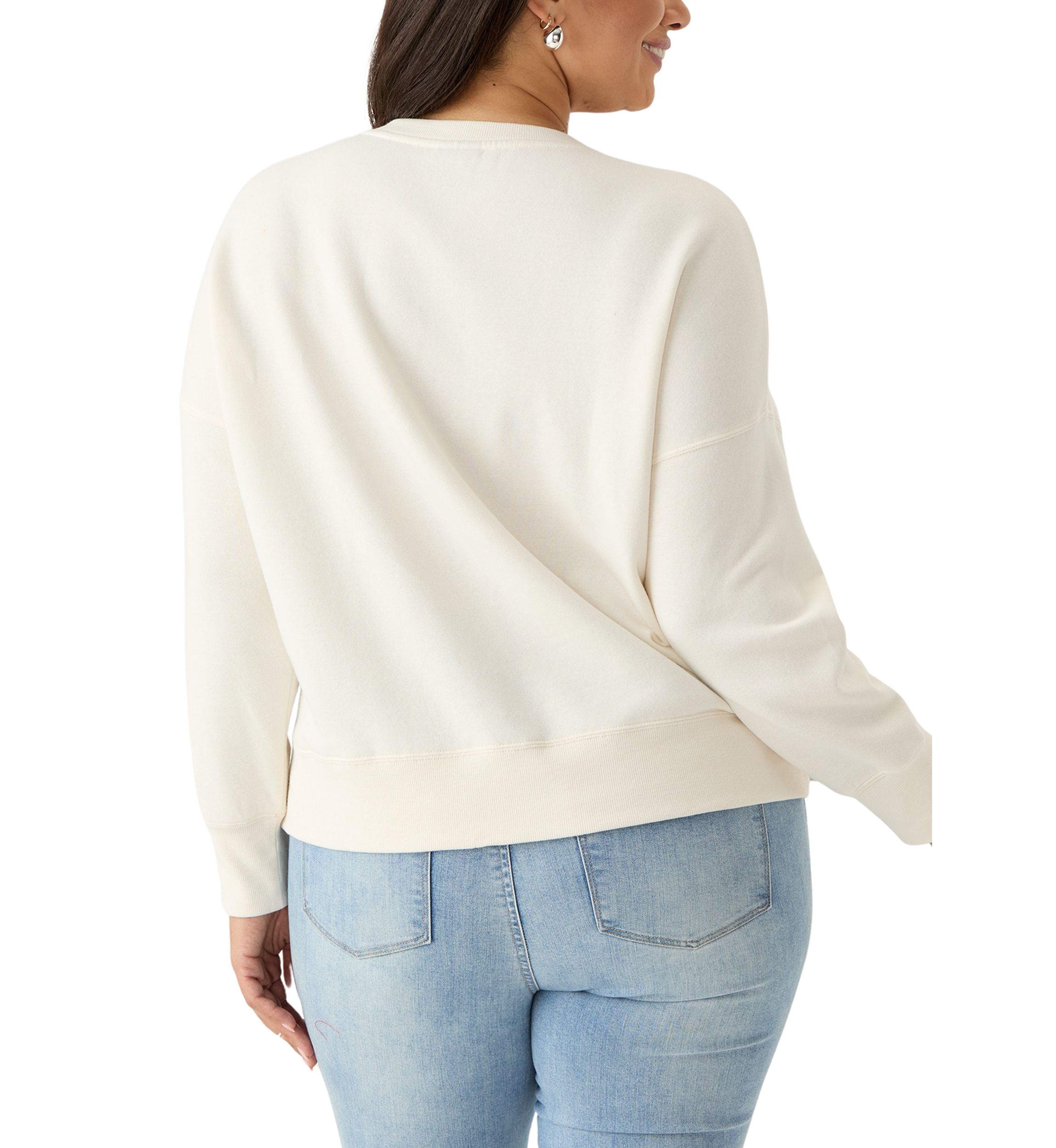 Plus Size XOXO Cropped Sweatshirt