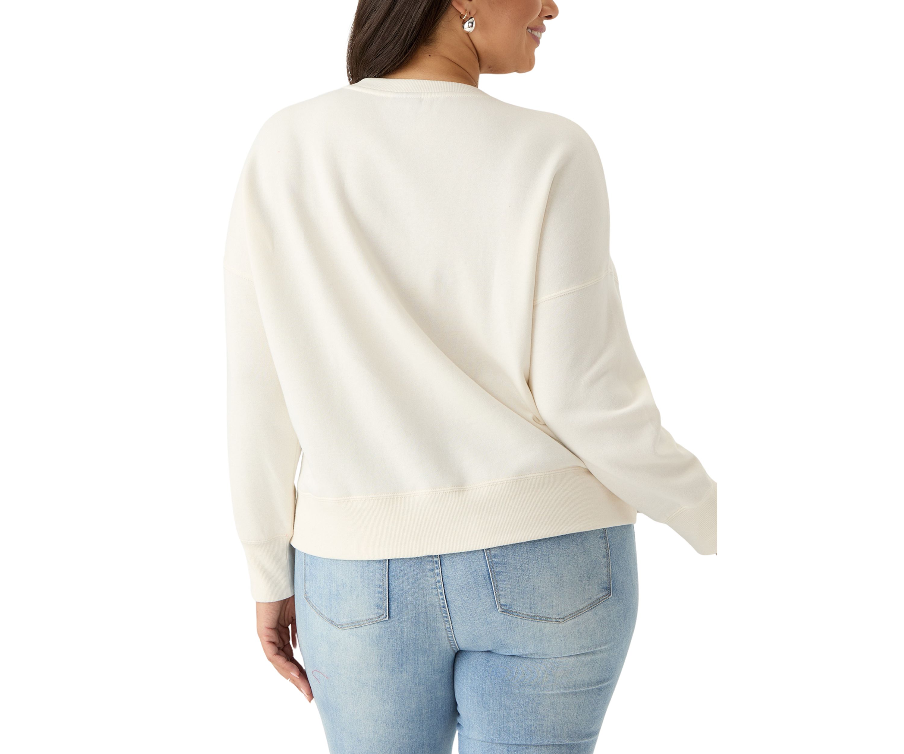 Plus Size XOXO Cropped Sweatshirt