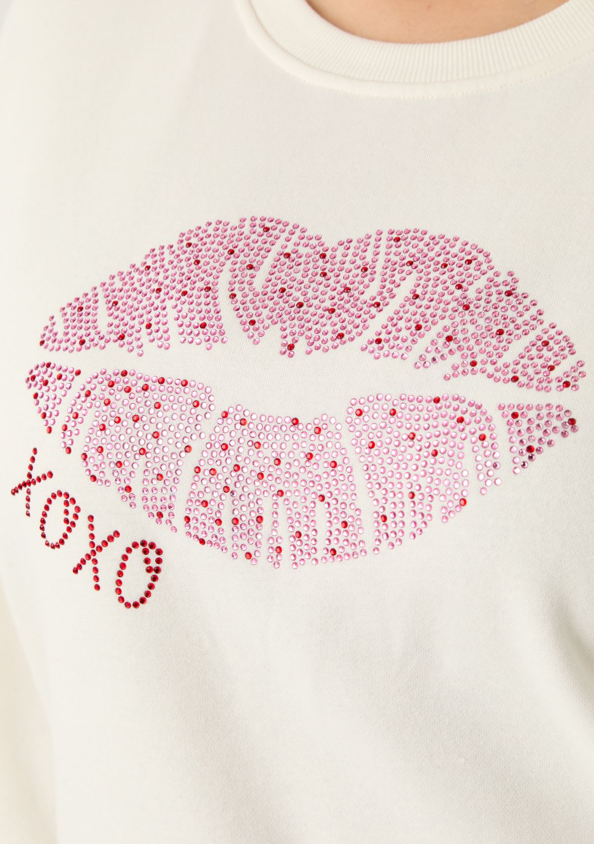 Plus Size XOXO Cropped Sweatshirt