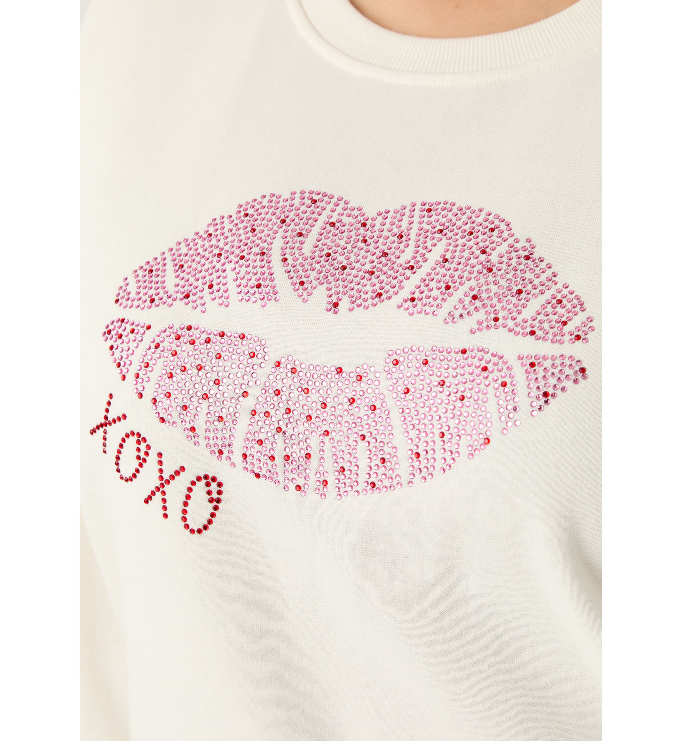 Plus Size XOXO Cropped Sweatshirt
