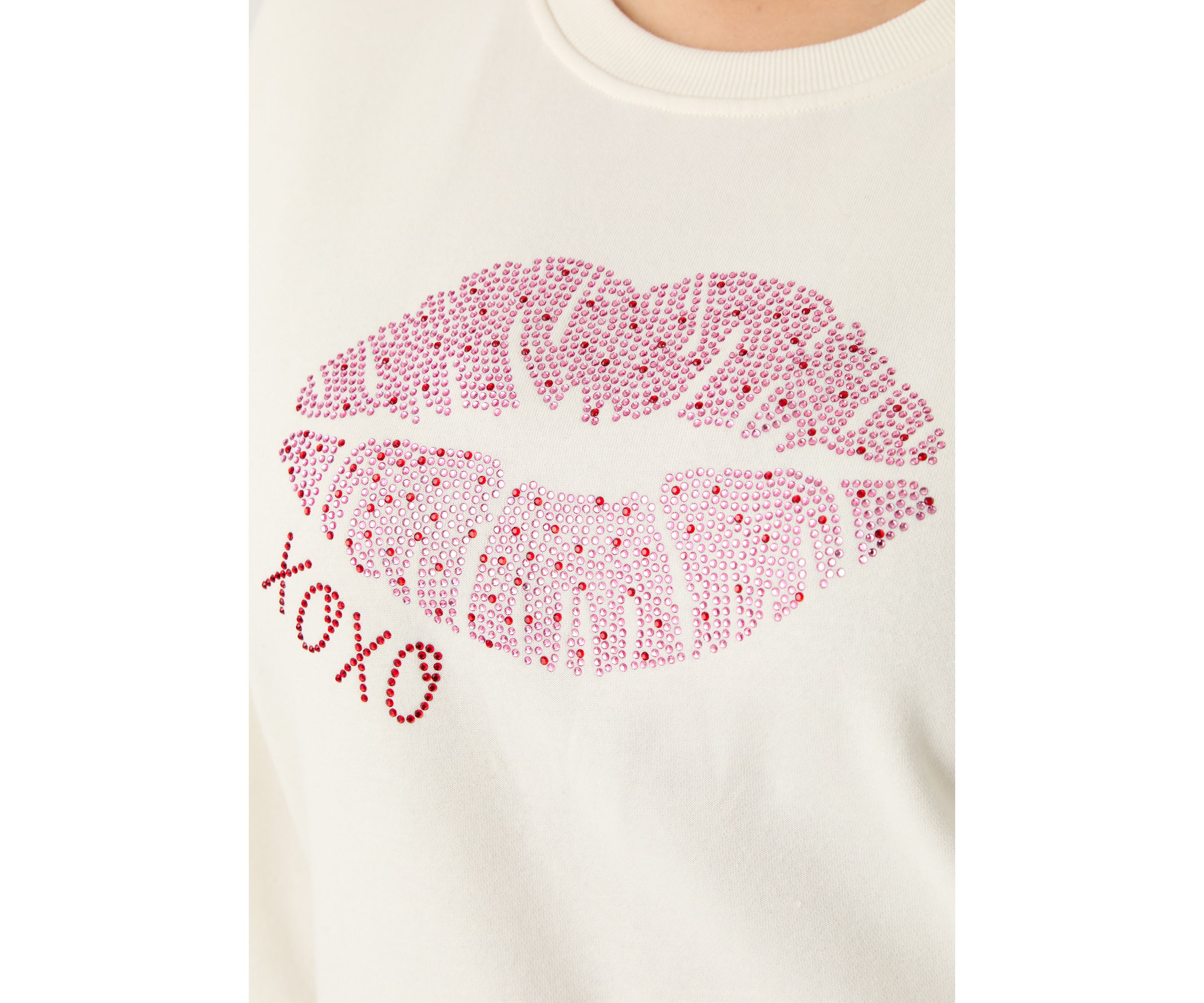 Plus Size XOXO Cropped Sweatshirt