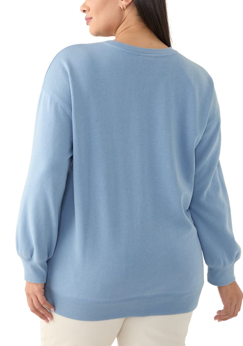 Plus Size Graphic Sweatshirt