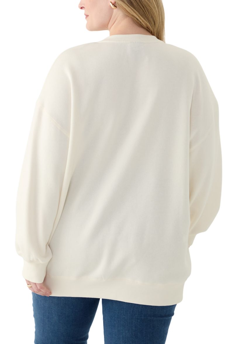 Plus Size Long Sleeve Austin Graphic Sweatshirt 